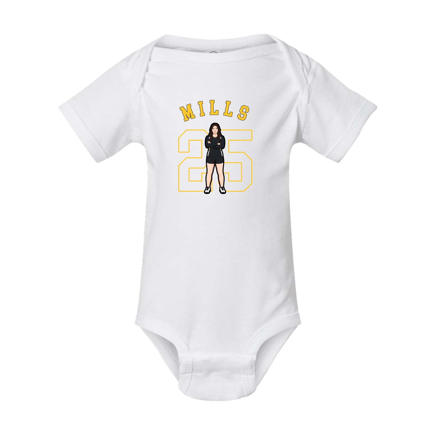 Baby Onesie — Shirsey Arch in White