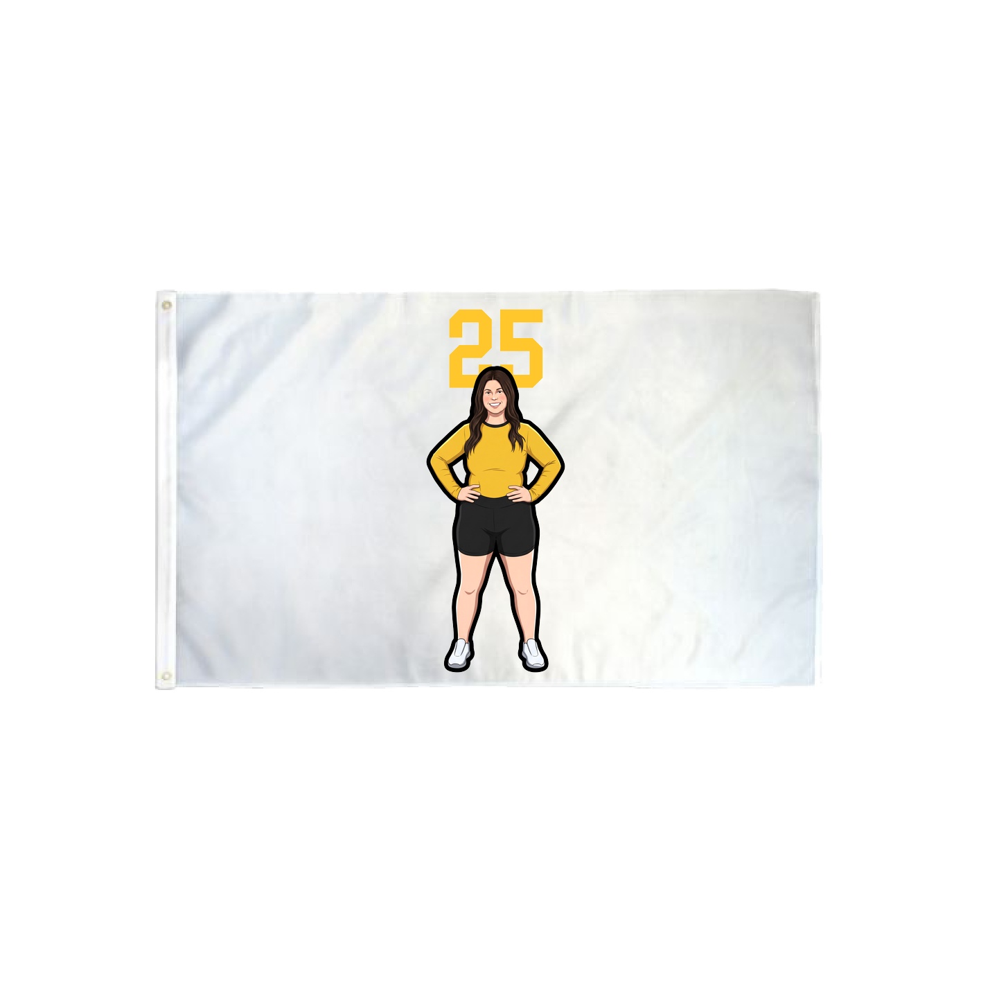 3x5 Flag — Number Top in Classic