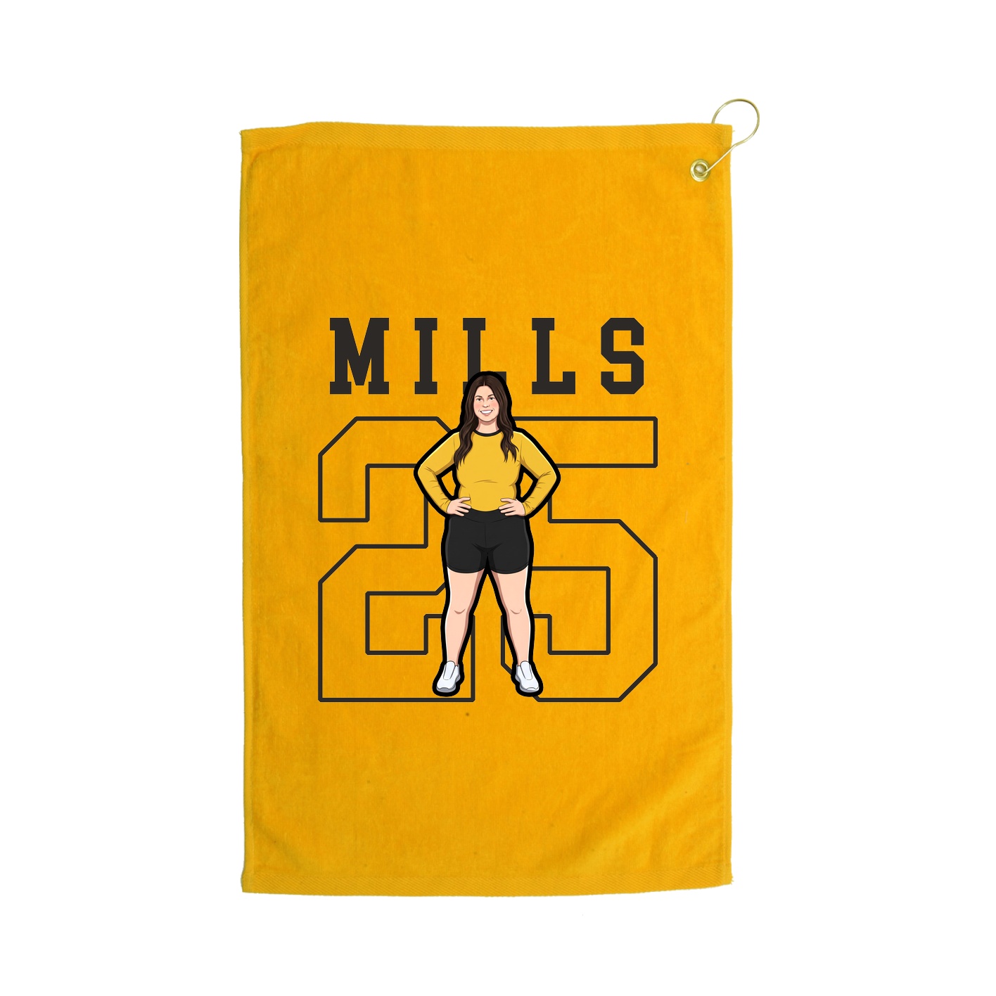 Golf Towel — Shirsey in Gold