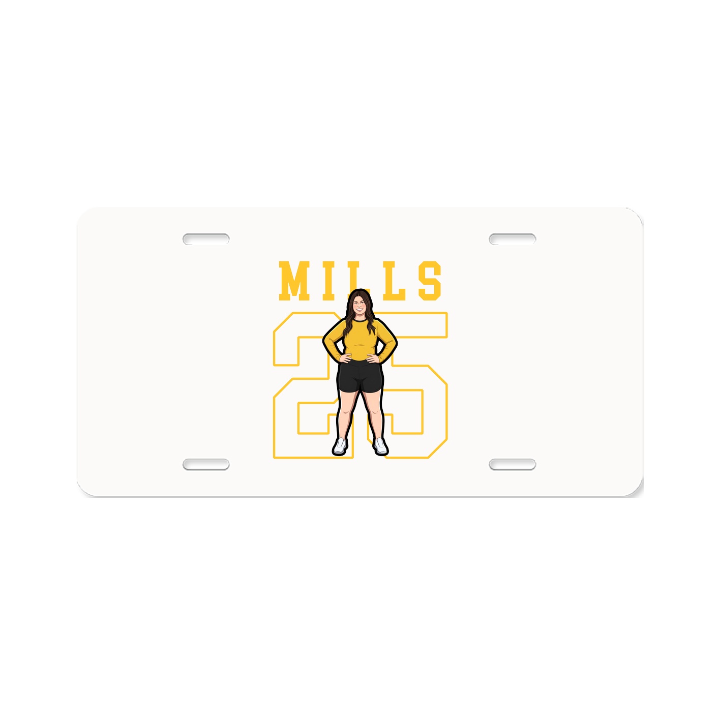 License Plate — Shirsey in Classic