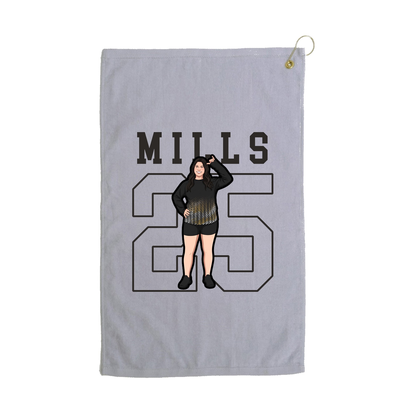 Golf Towel — Shirsey in Grey