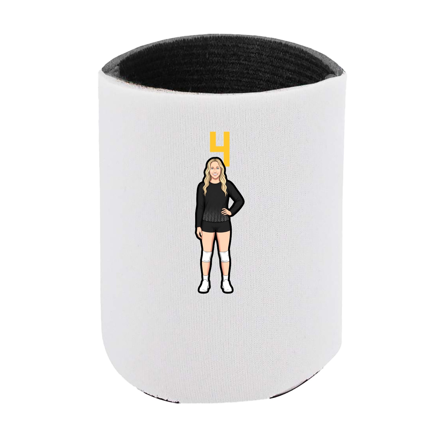 Can Holder — Number Top in White