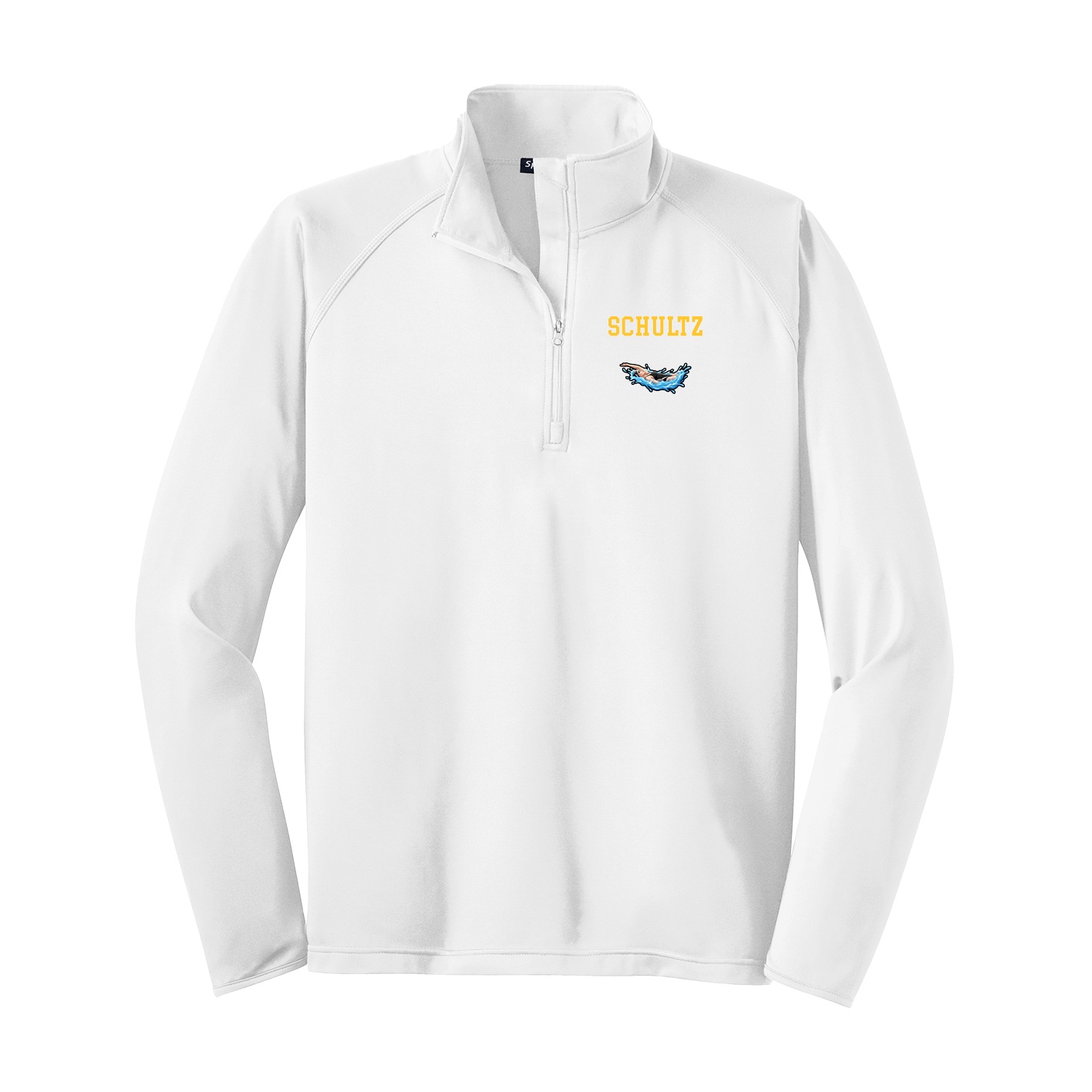 Q-Zip Pullover — Shirsey in White