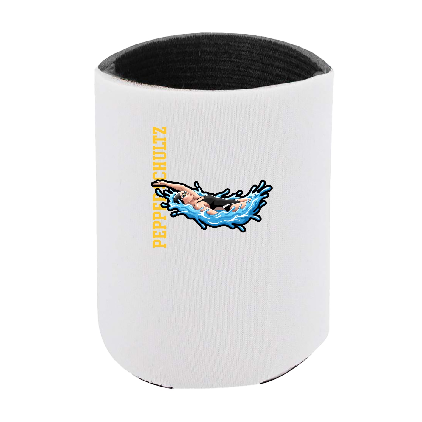 Can Holder — Name Vertical in White