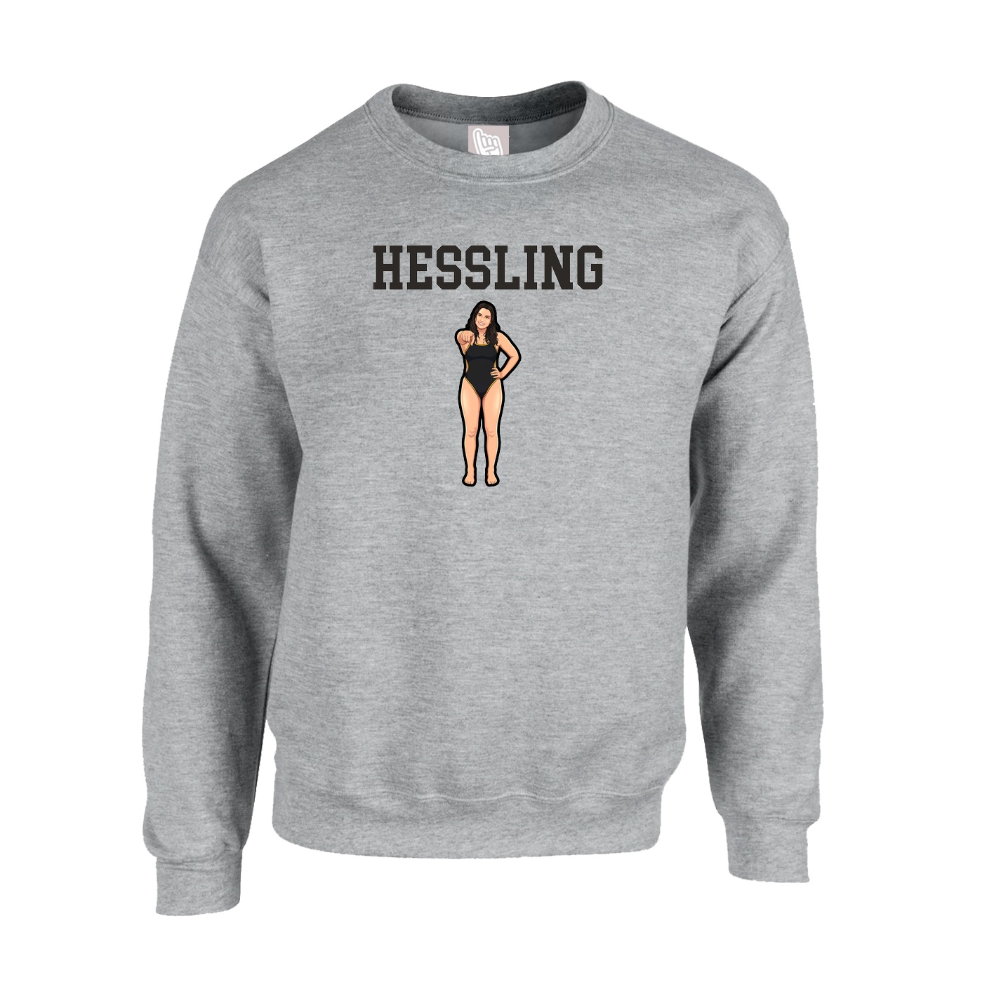 Fleece Crew — Shirsey in Grey