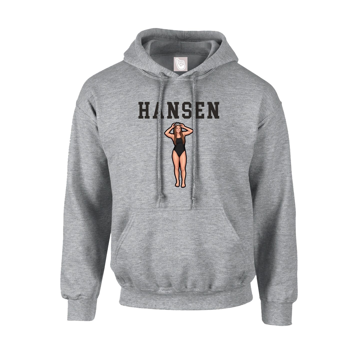 Hoodie — Shirsey in Grey