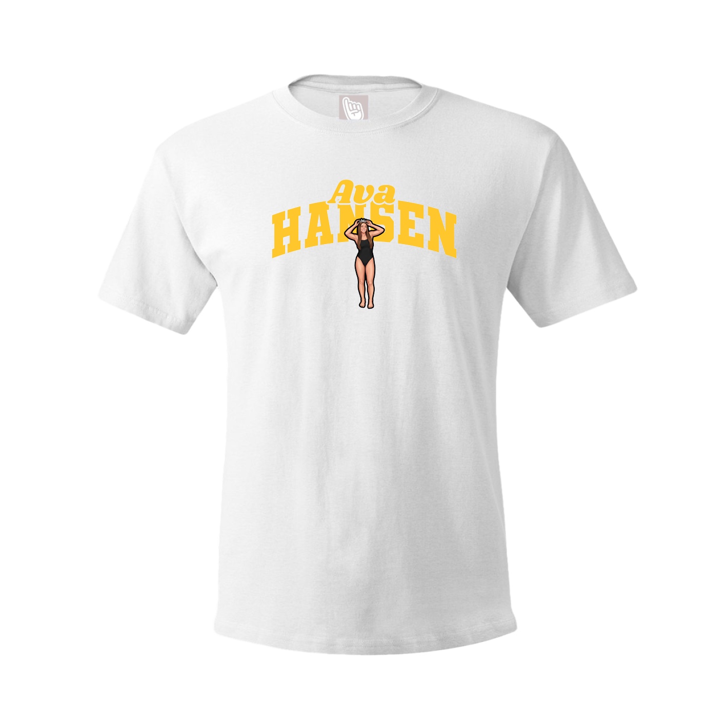 Youth Tee — Signature Arch in White