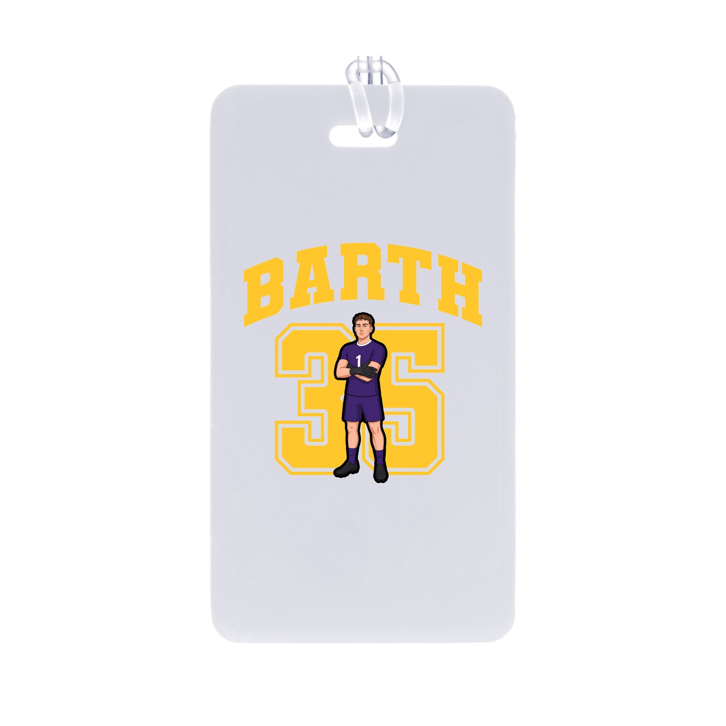Bag Tag — Number in Classic