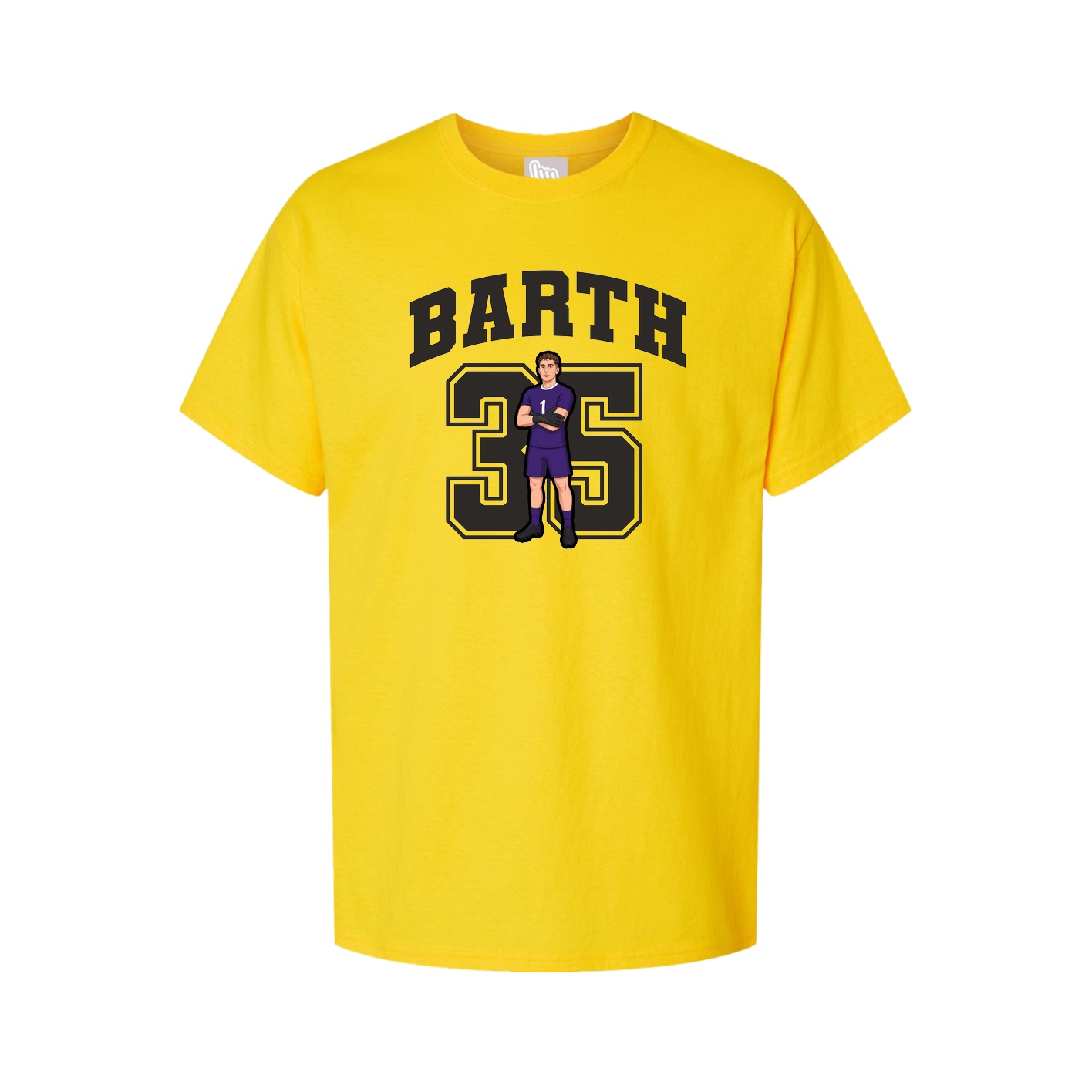 Tee — Number in Gold