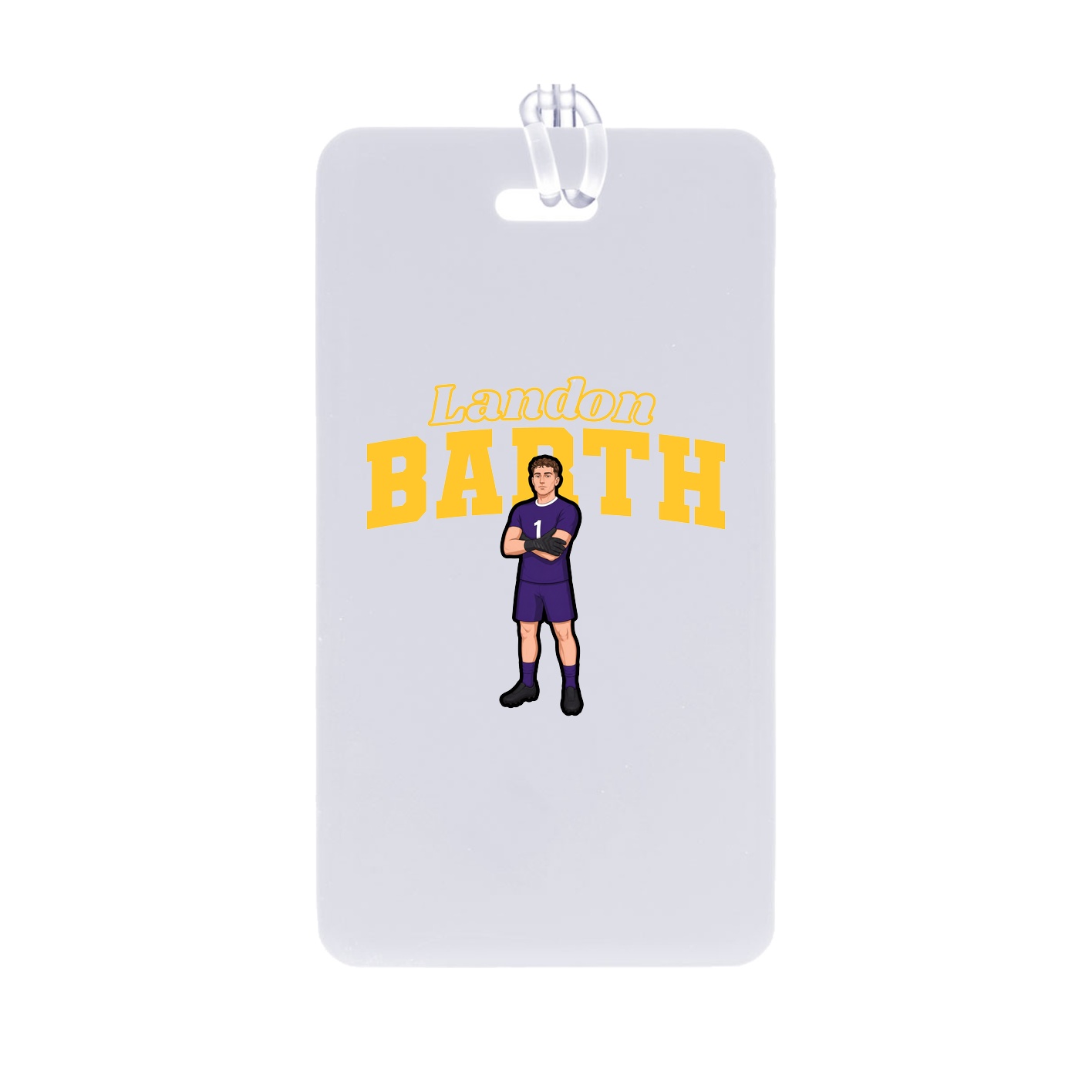 Bag Tag — Name Arch in Classic