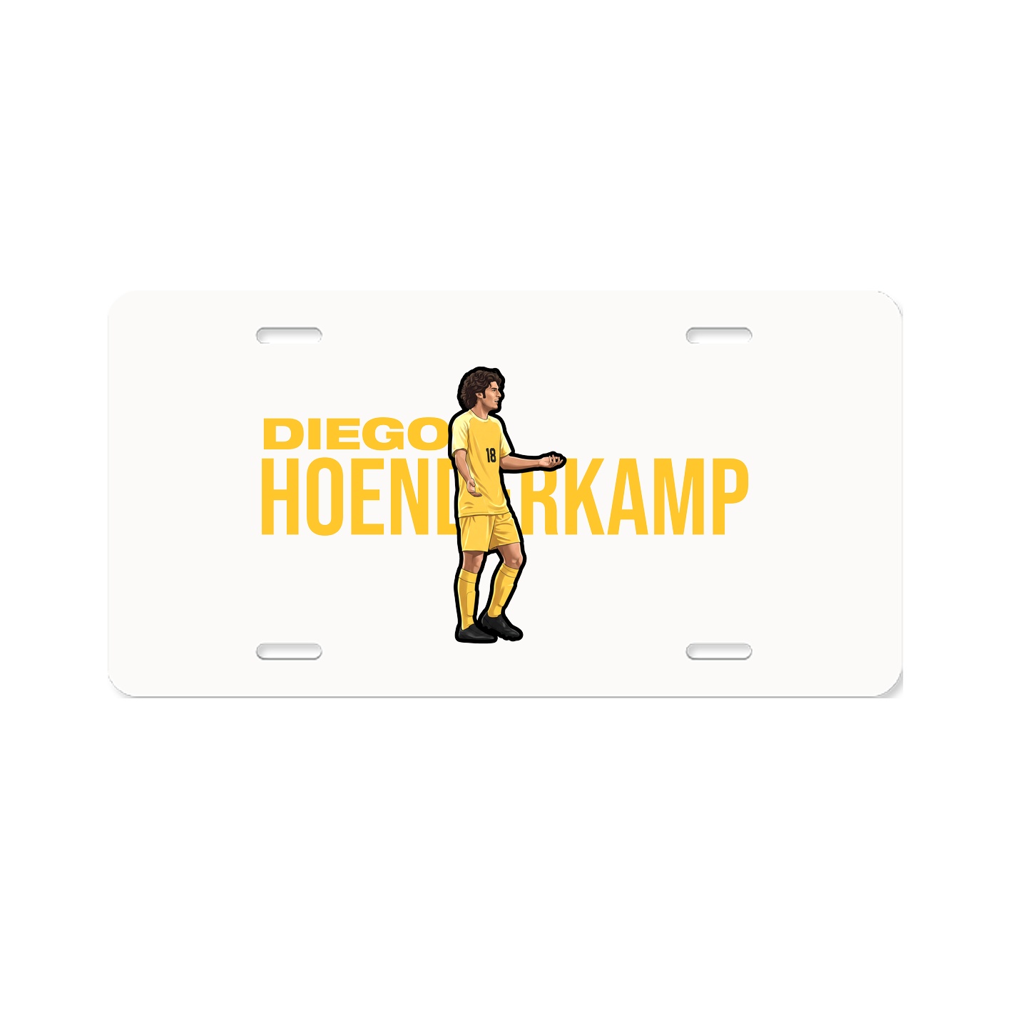 License Plate — Player Name in Classic
