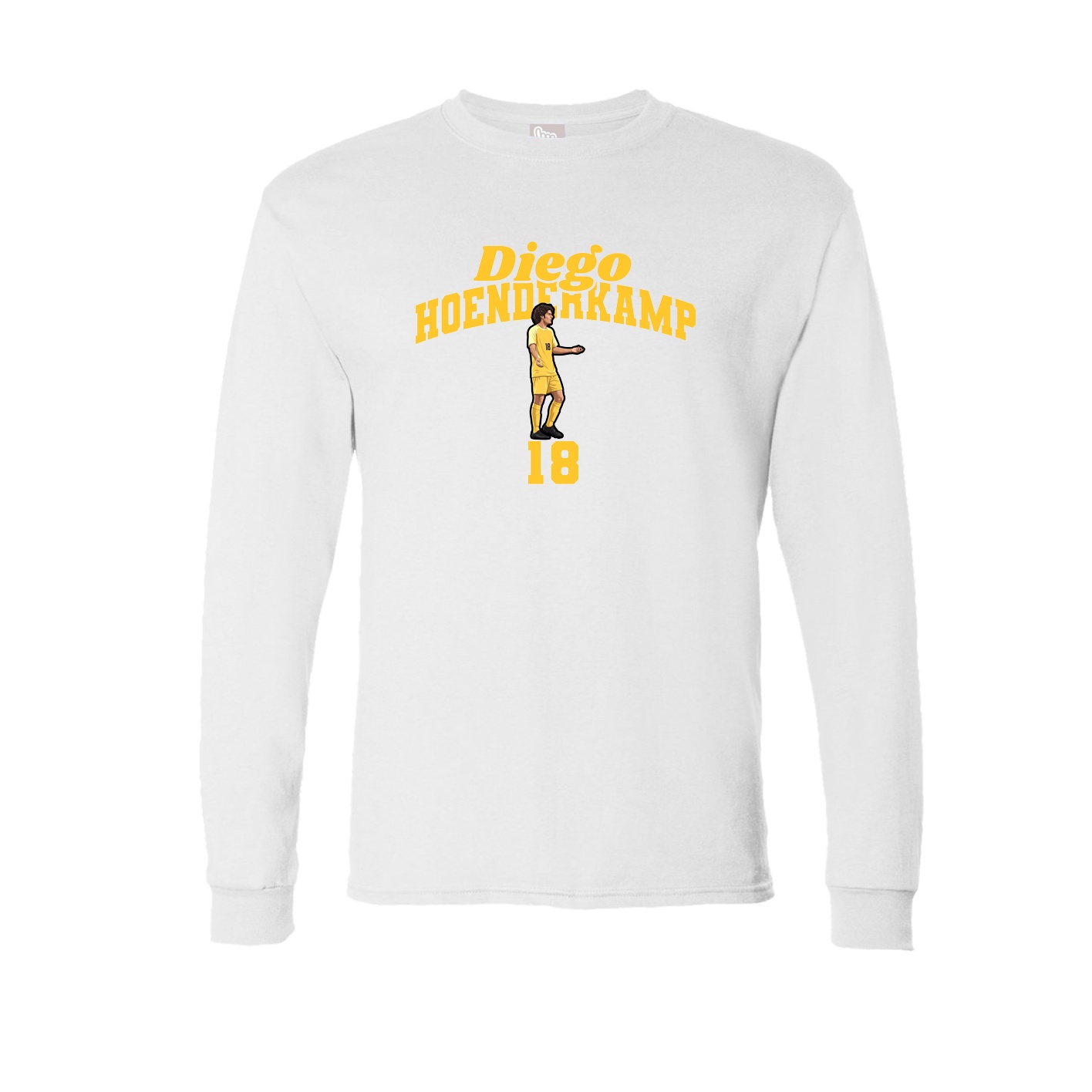 Long Sleeve Tee — Signature Arch in White