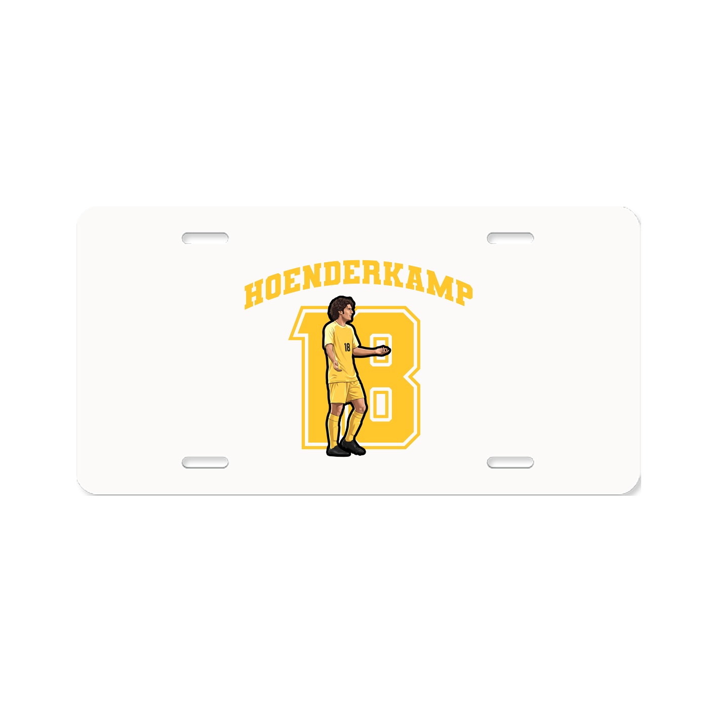 License Plate — Number in Classic
