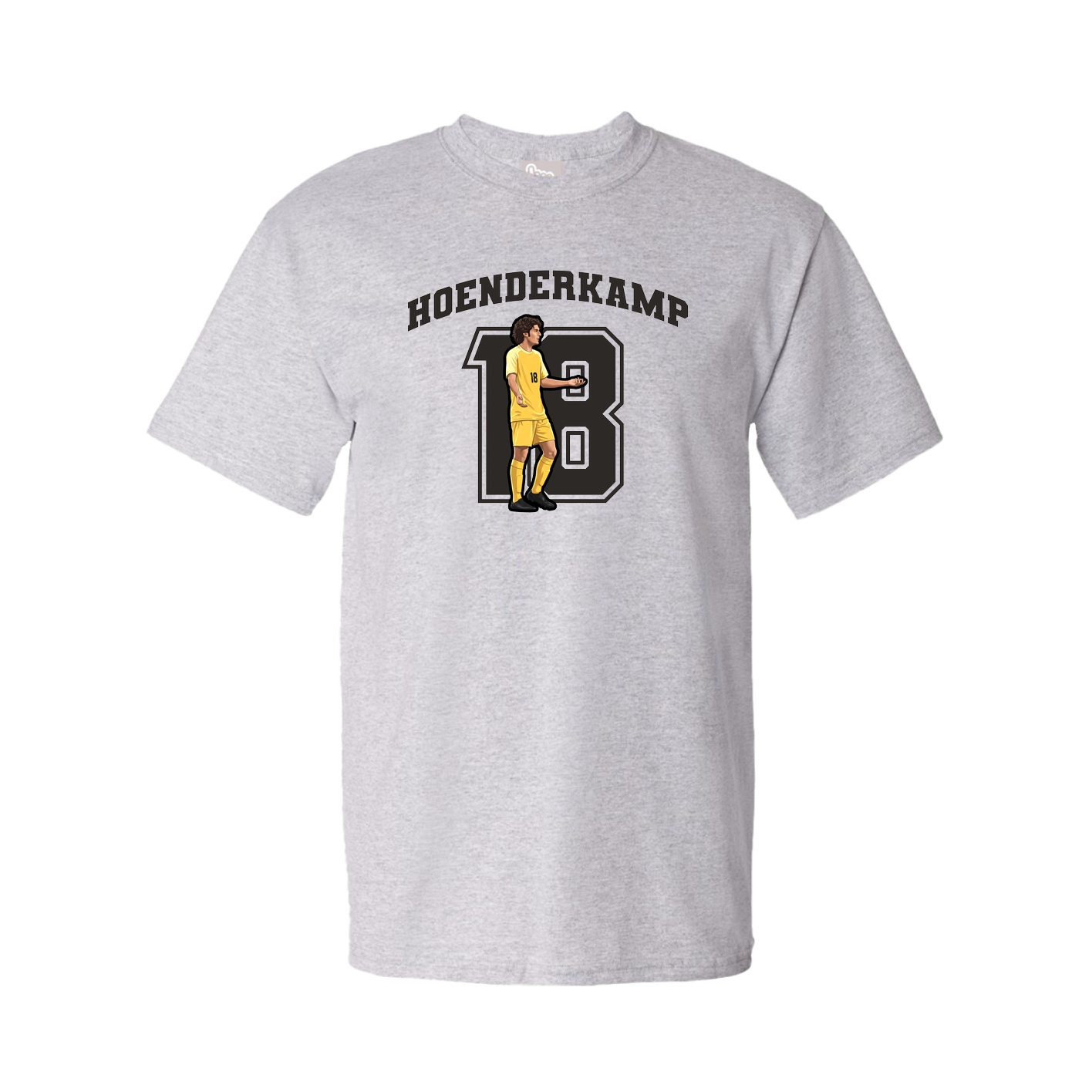 Youth Tee — Number in Grey