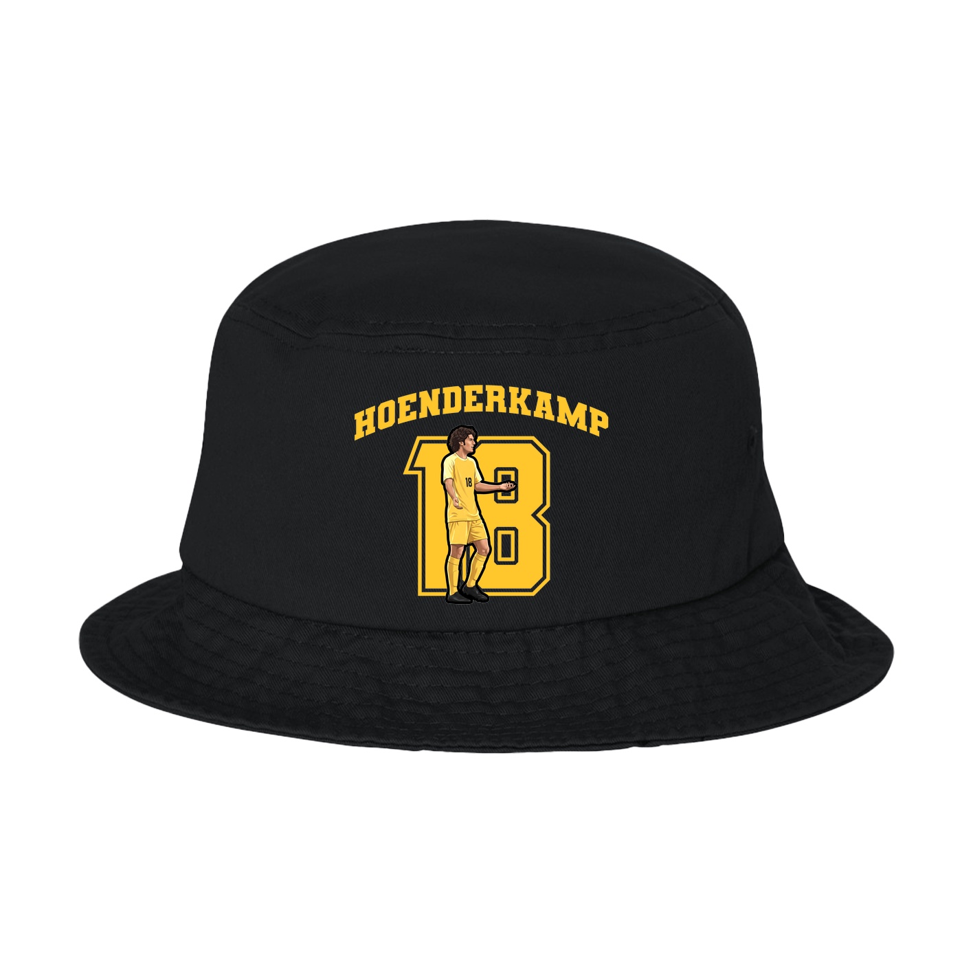 Bucket Cap — Number in Black
