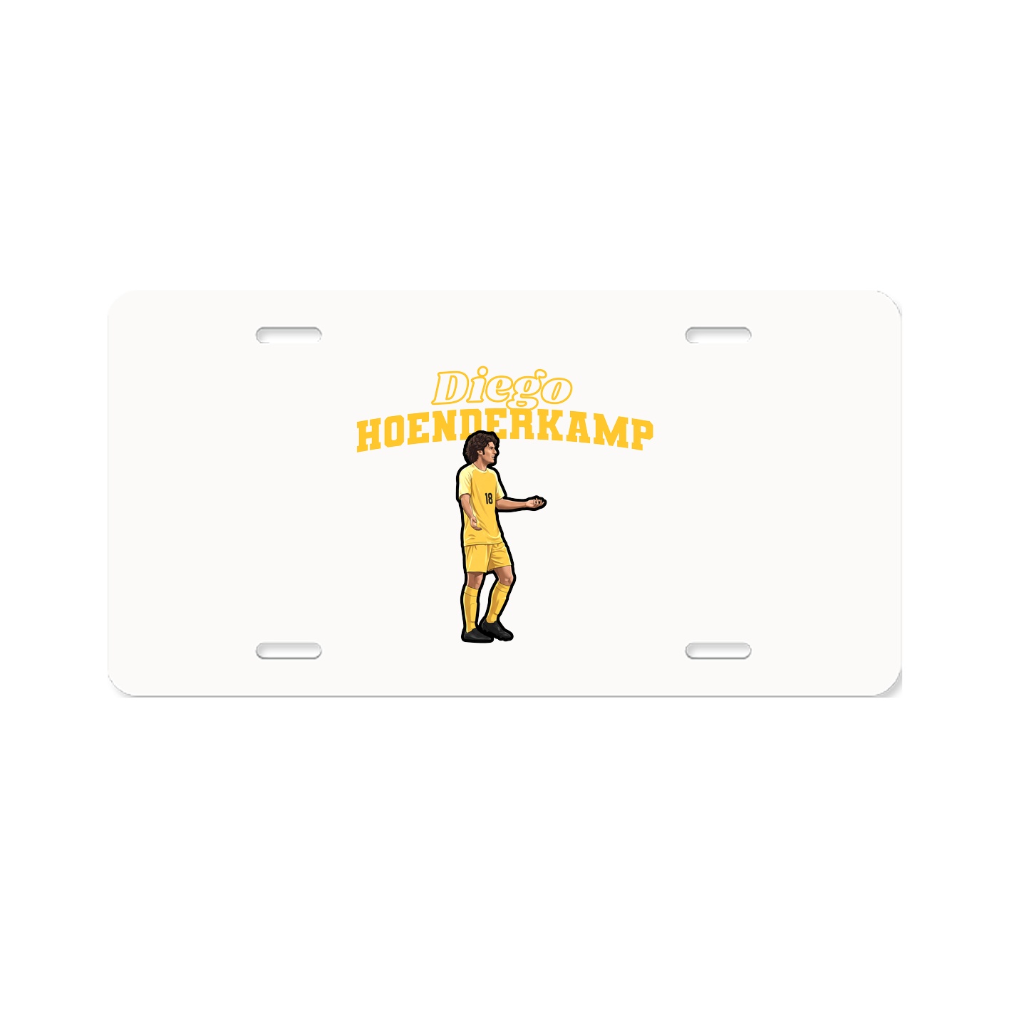 License Plate — Name Arch in Classic