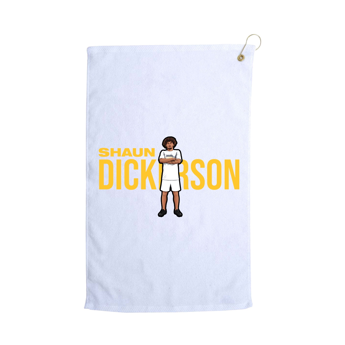 Golf Towel — Player Name in White