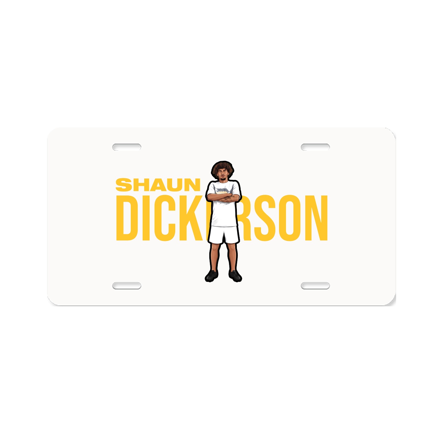 License Plate — Player Name in Classic
