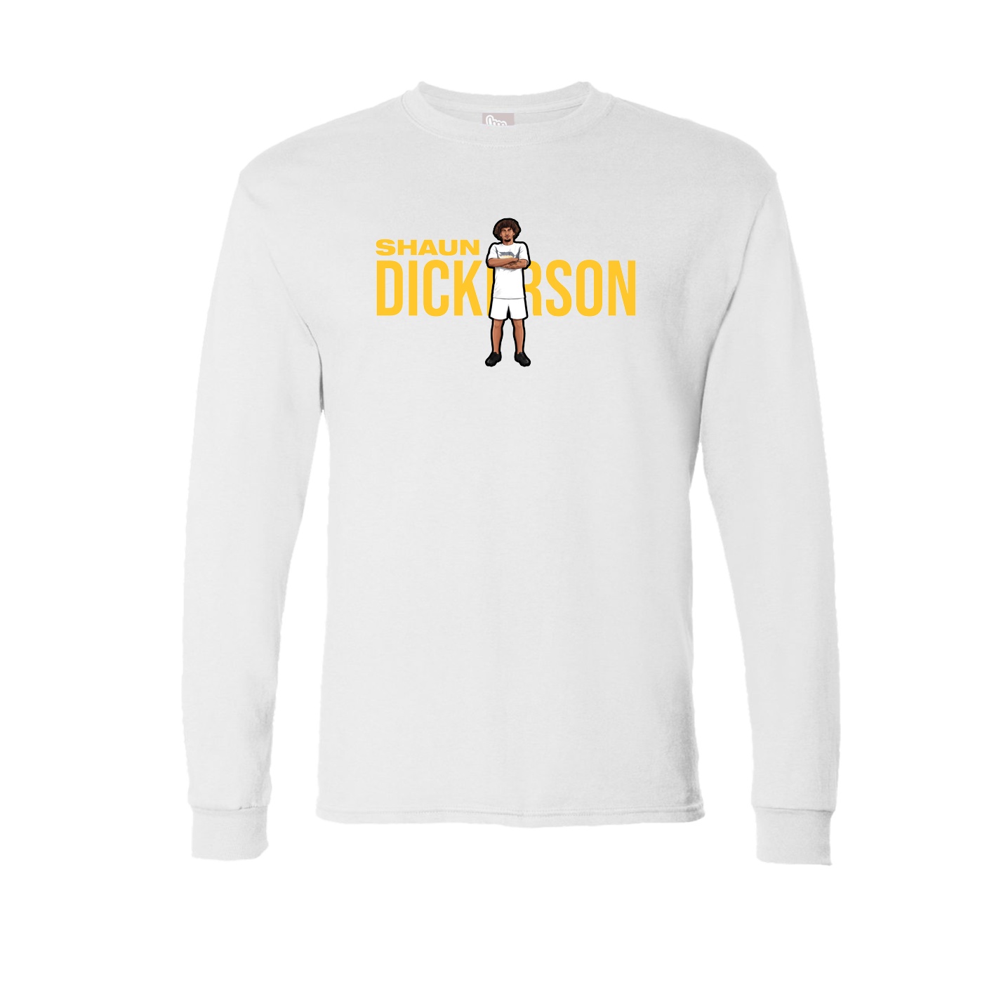 Long Sleeve Tee — Player Name in White