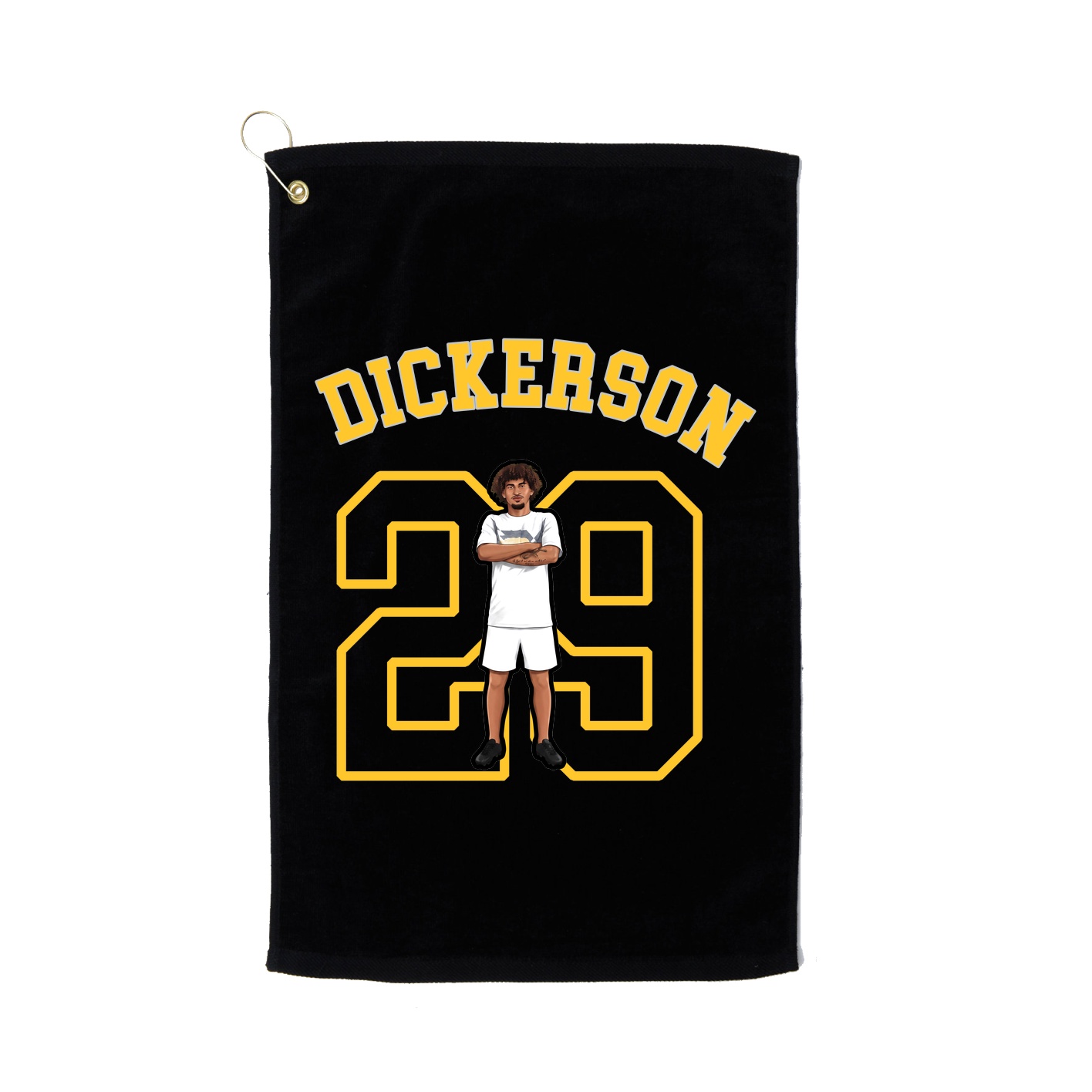 Golf Towel — Shirsey Arch in Black