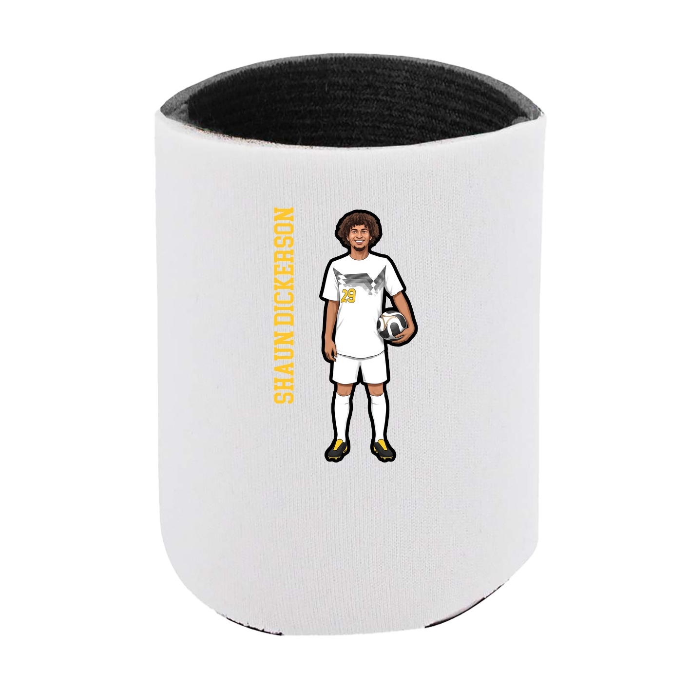 Can Holder — Name Vertical in White