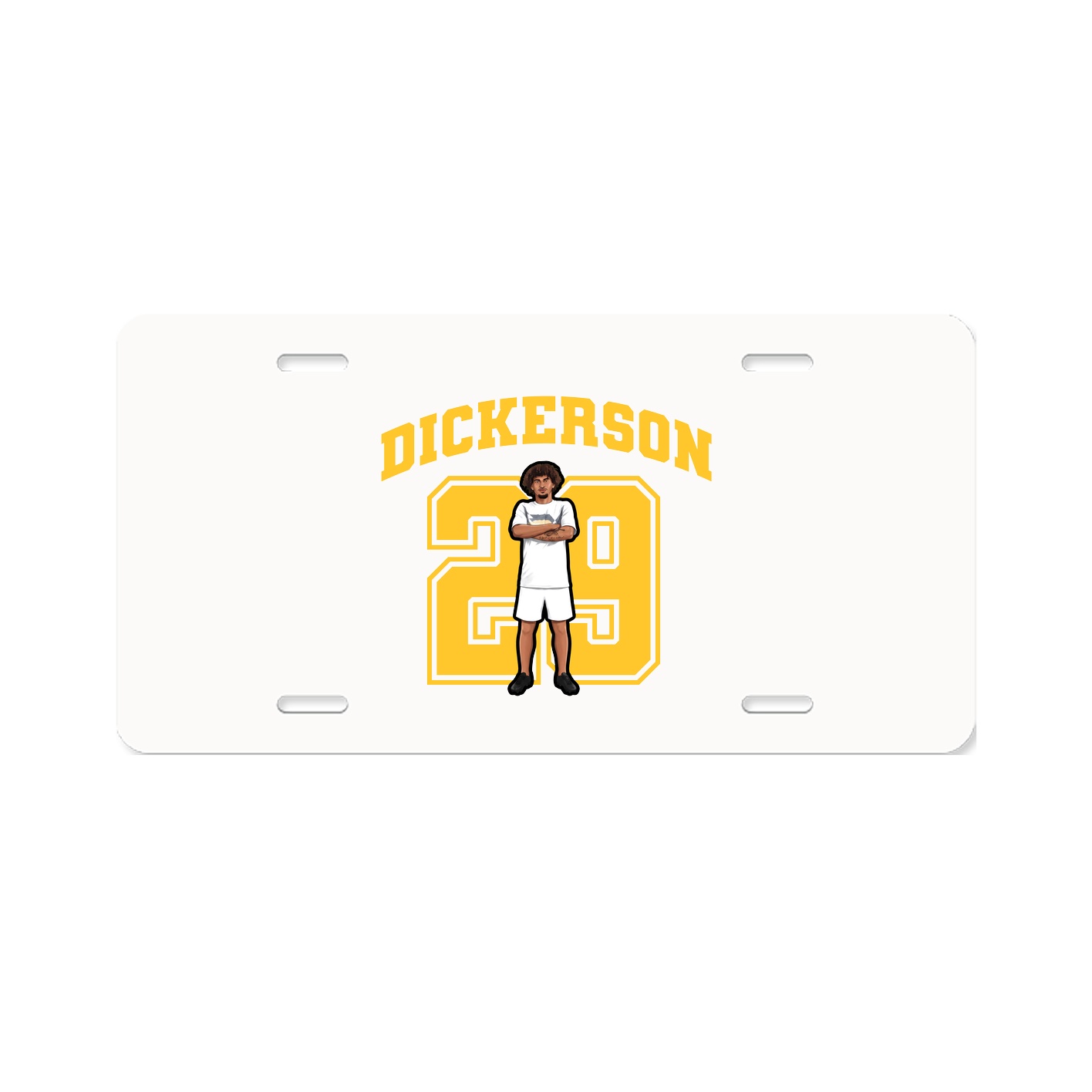 License Plate — Number in Classic