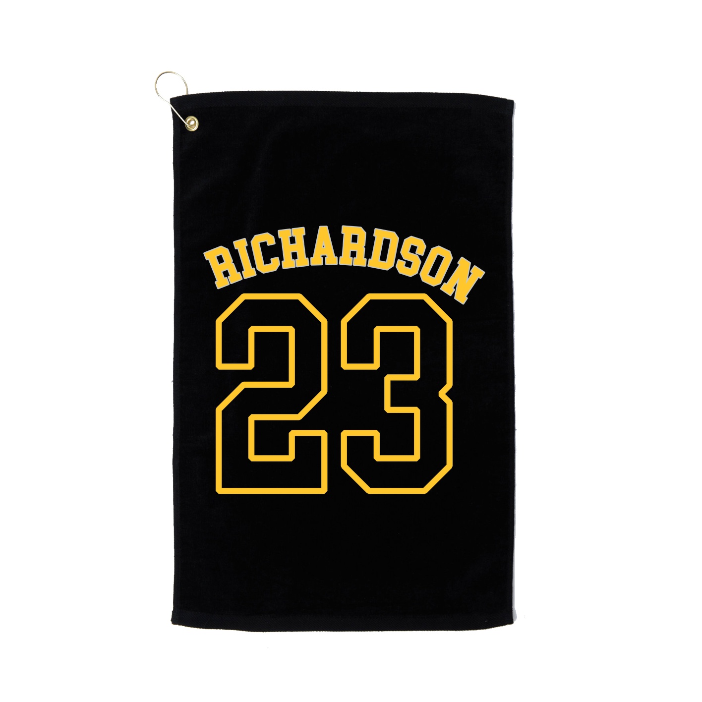 Golf Towel — Shirsey Arch in Black