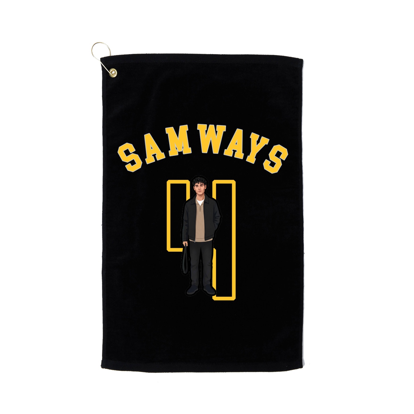 Golf Towel — Shirsey Arch in Black