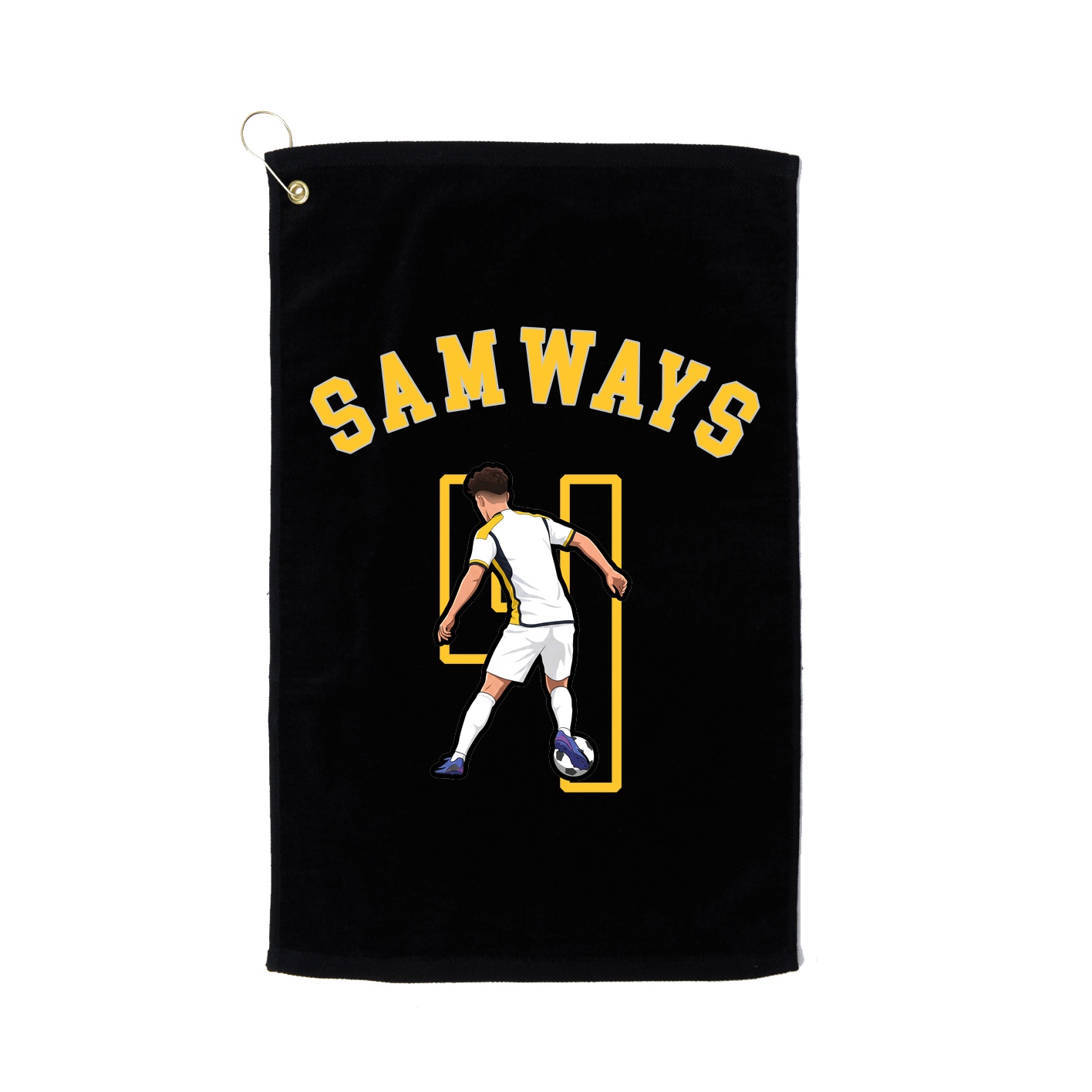 Golf Towel — Shirsey Arch in Black