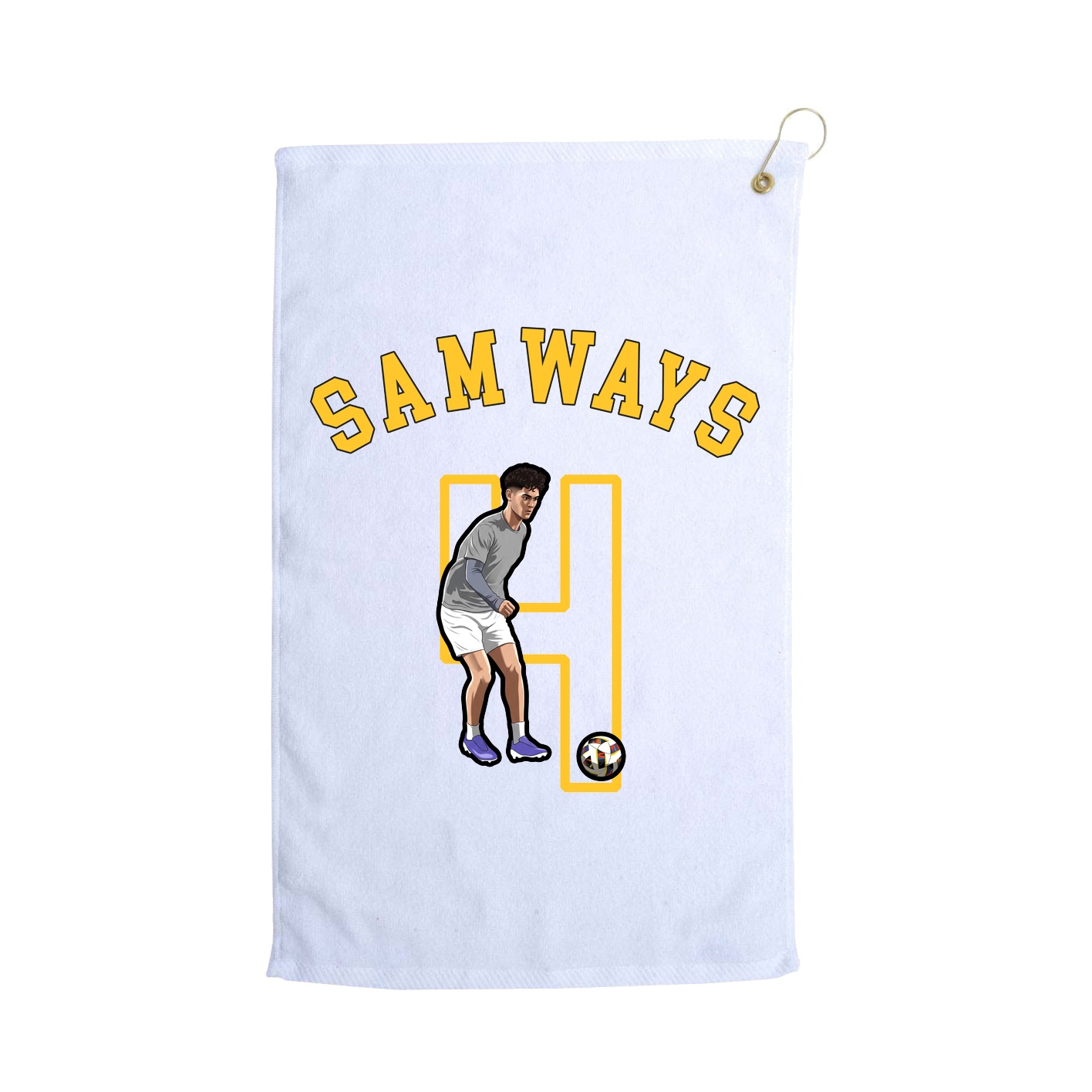 Golf Towel — Shirsey Arch in White