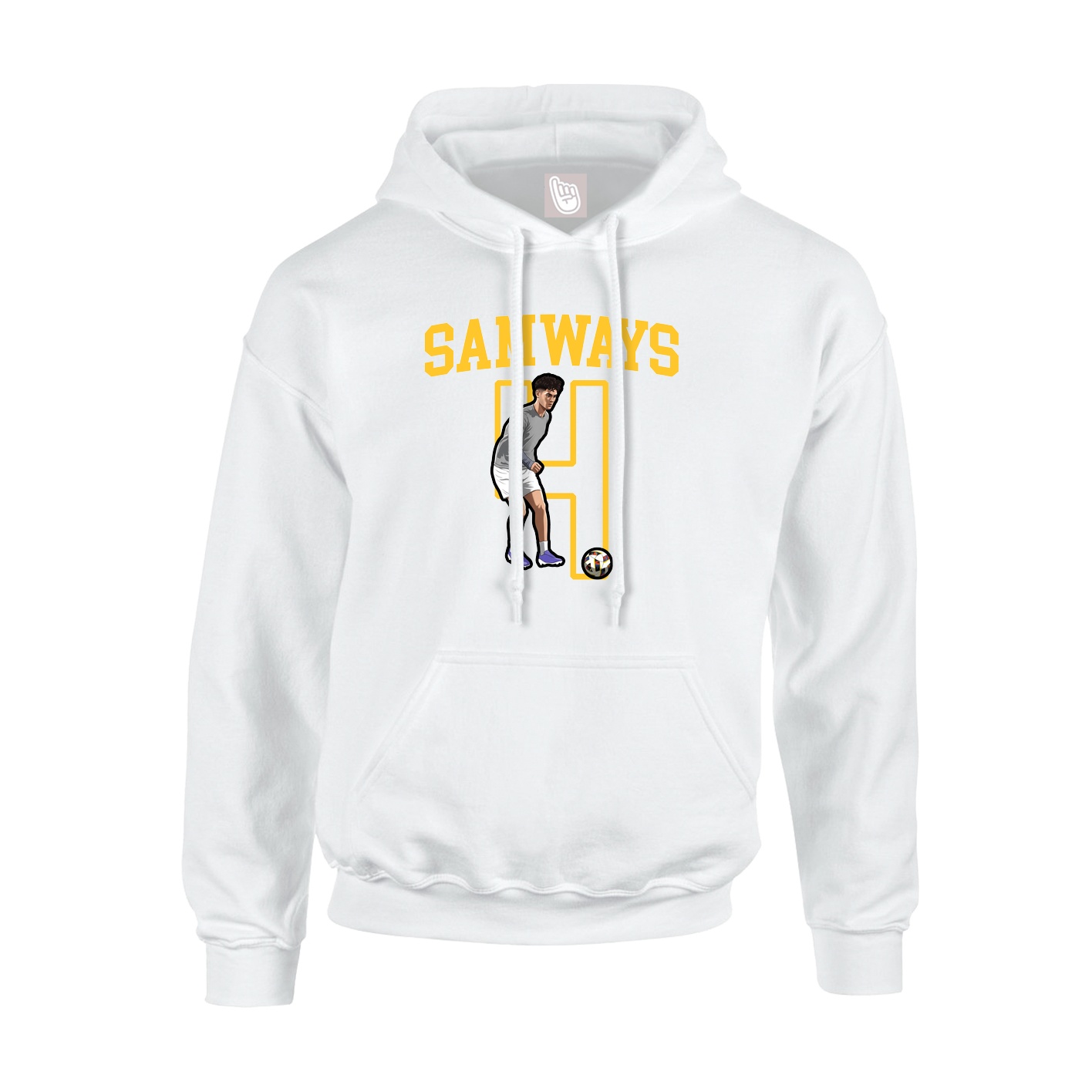 Youth Hoodie — Shirsey in White