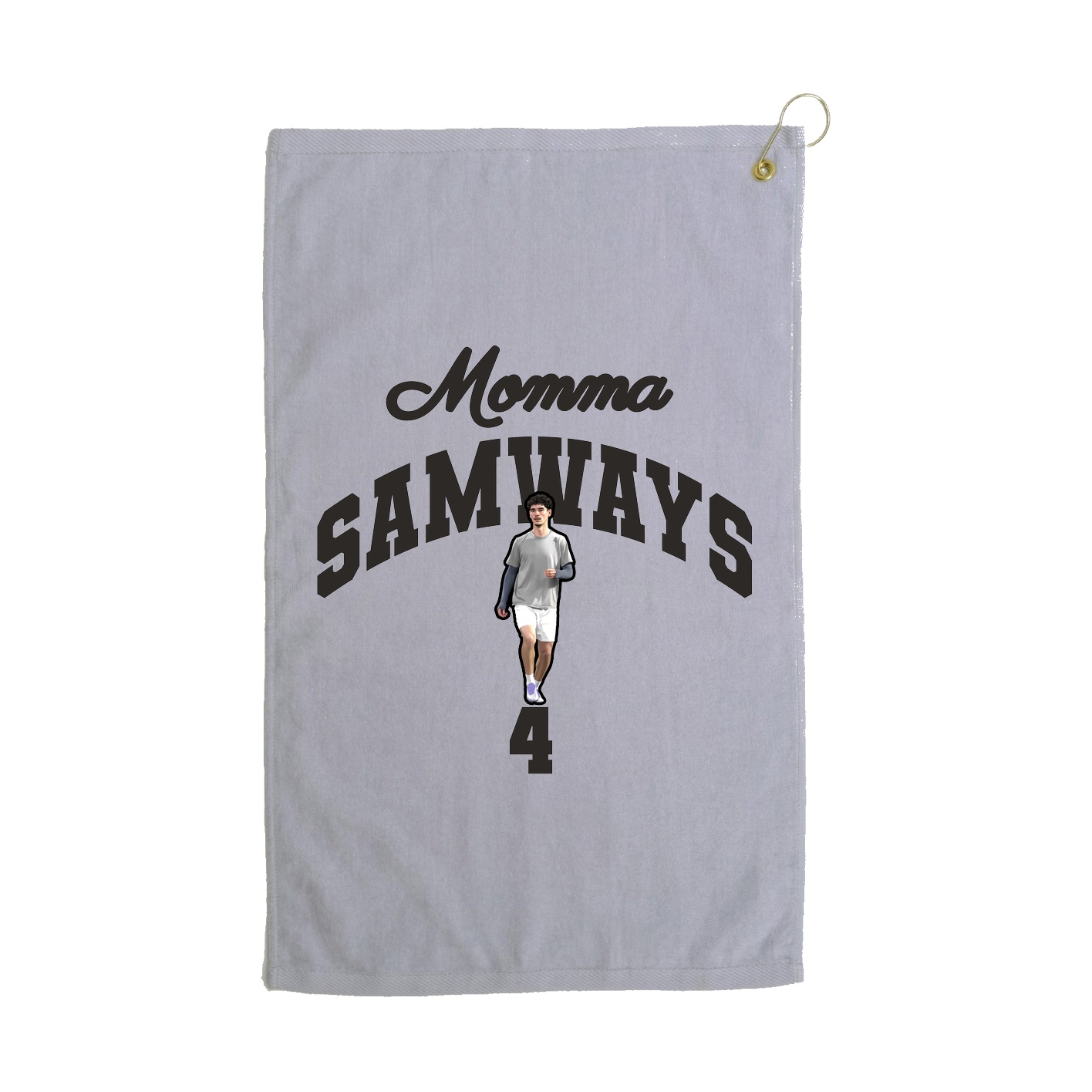Golf Towel — Mothers Day Arch in Grey