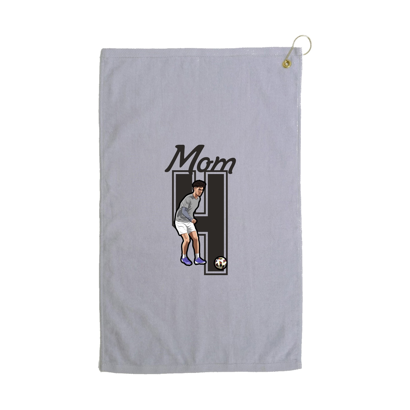 Golf Towel — Mothers Day Shirsey in Grey