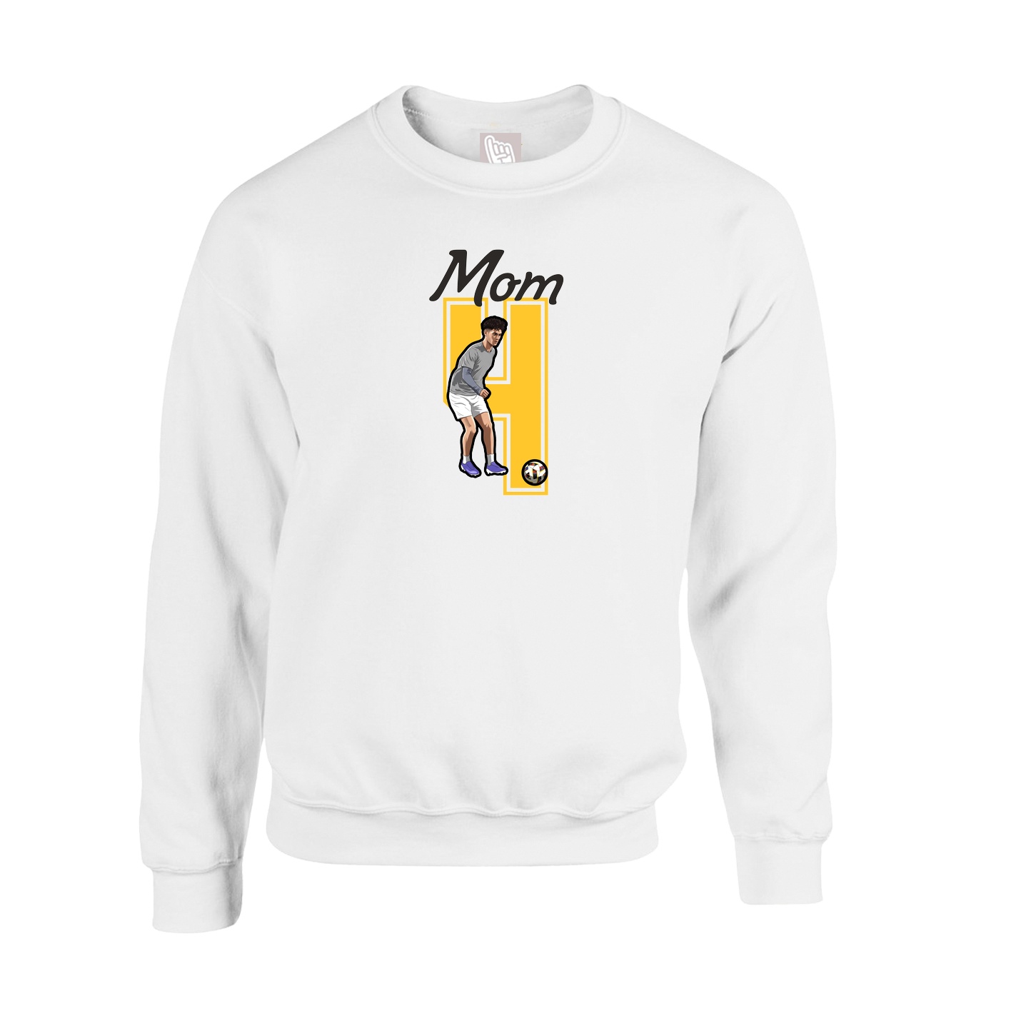 Fleece Crew — Mothers Day Shirsey in White