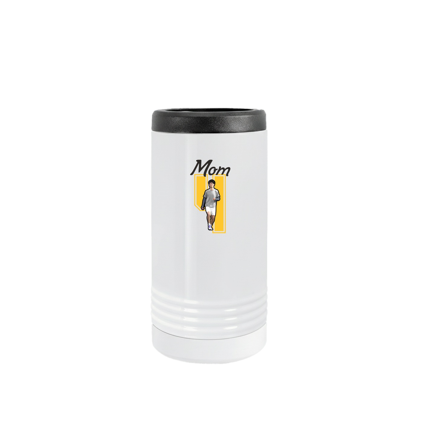 Slim Beverage Holder — Mothers Day Shirsey in White