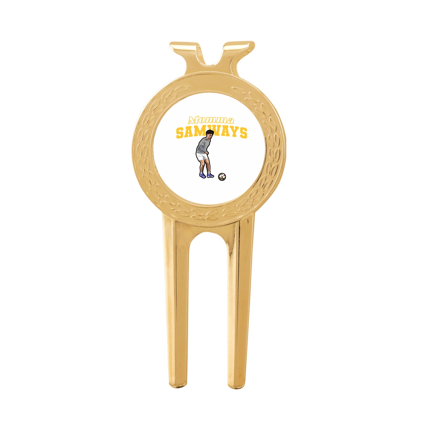 Divot Tool with Ball Marker — Mothers Day Block in Classic