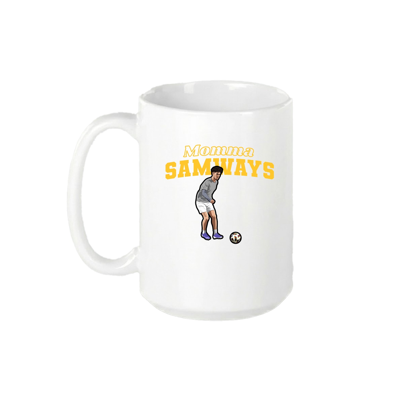 15oz Coffee Mug — Mothers Day Block in White
