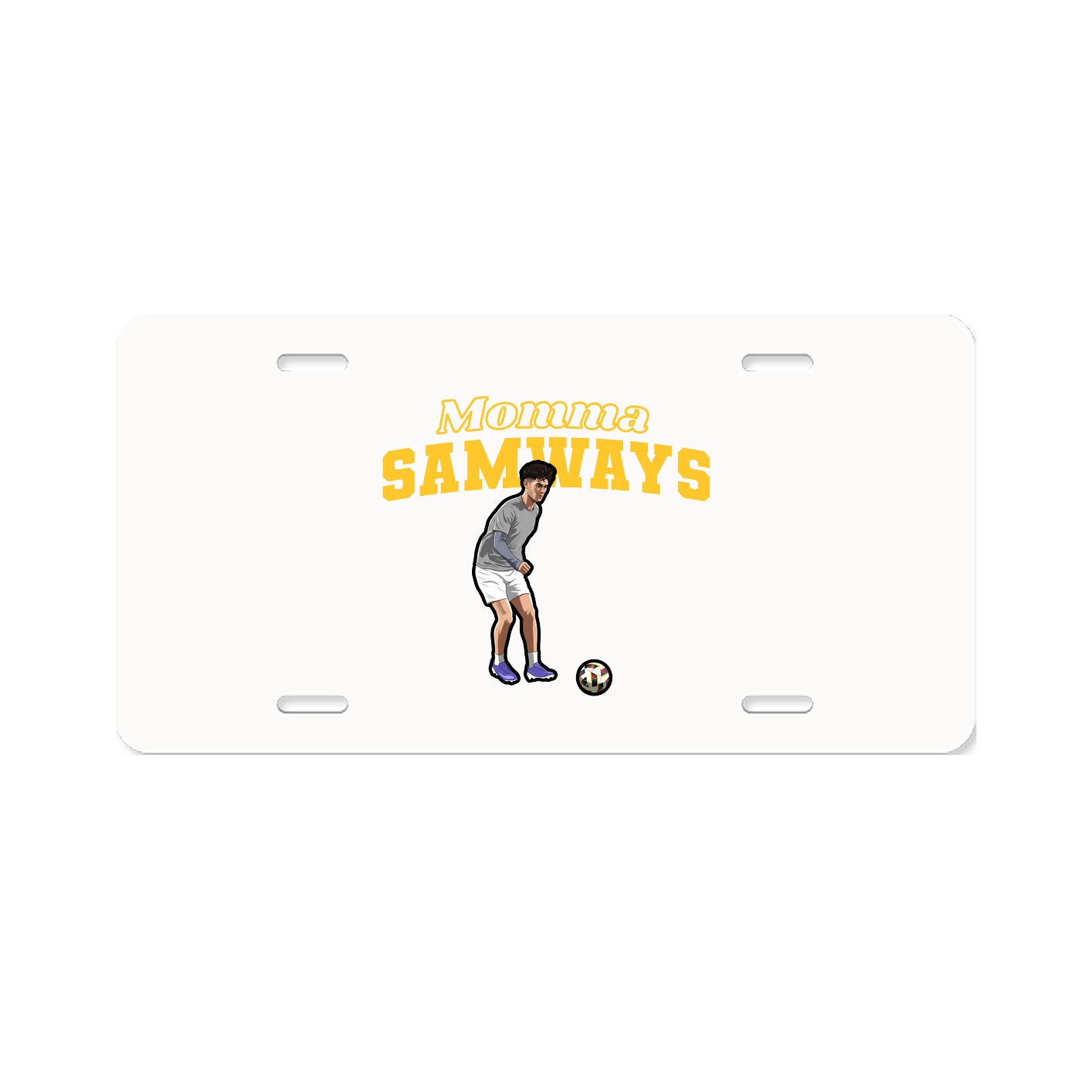 License Plate — Mothers Day Block in Classic