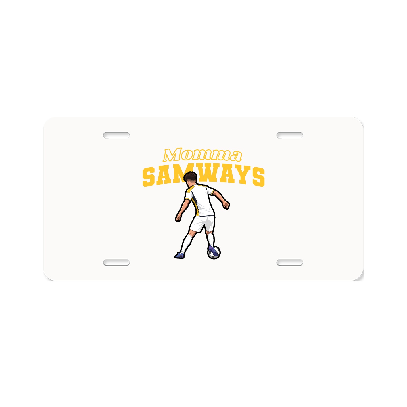 License Plate — Mothers Day Block in Classic
