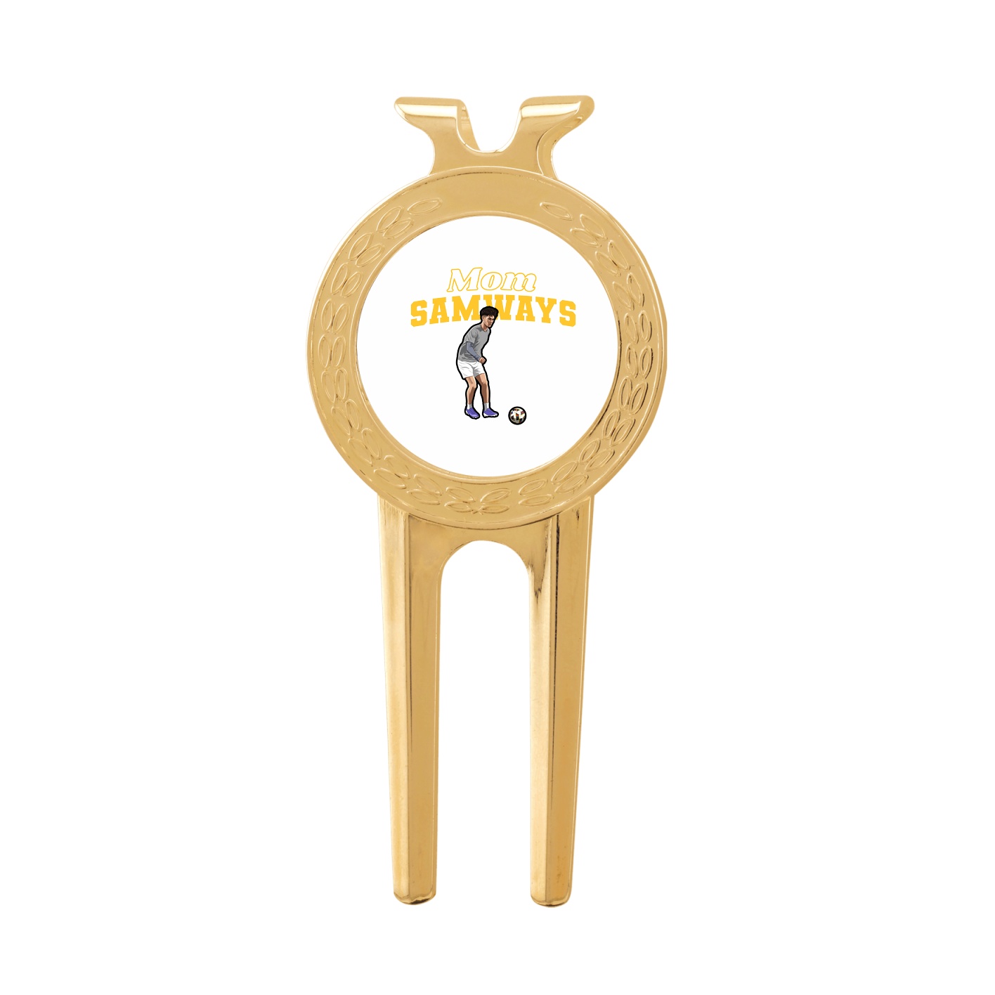Divot Tool with Ball Marker — Mothers Day Block in Classic