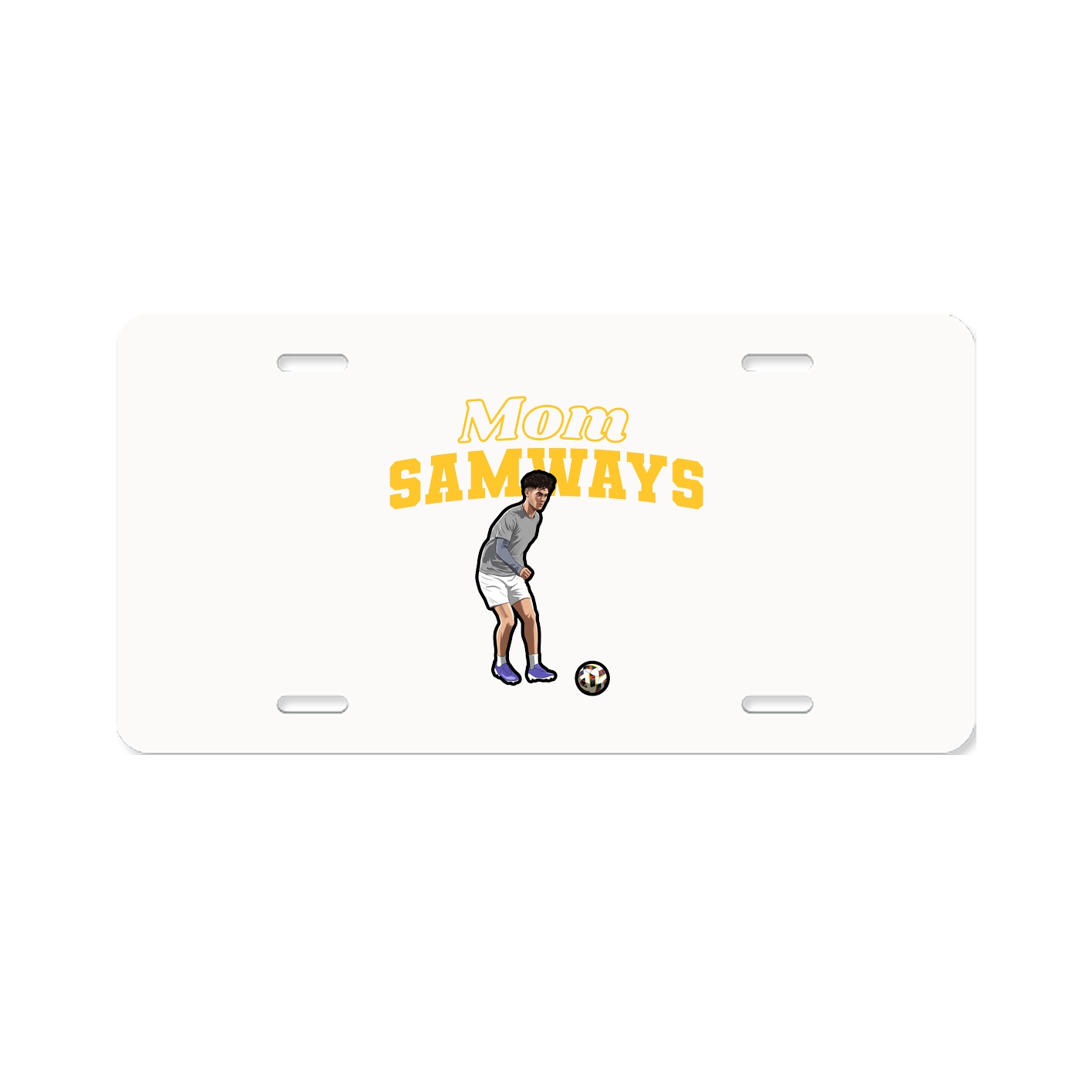 License Plate — Mothers Day Block in Classic