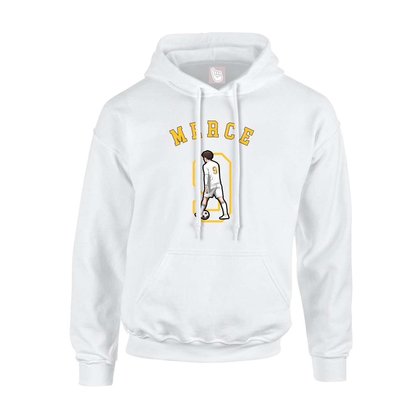 Youth Hoodie — Shirsey Arch in White