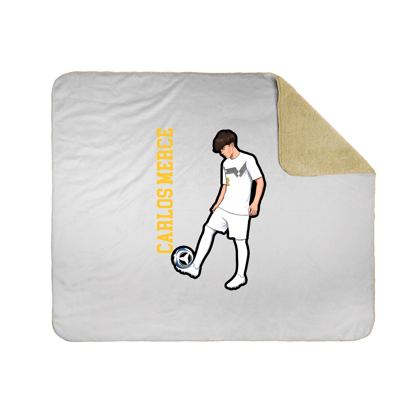 50x60 Sherpa Lined Throw Blanket