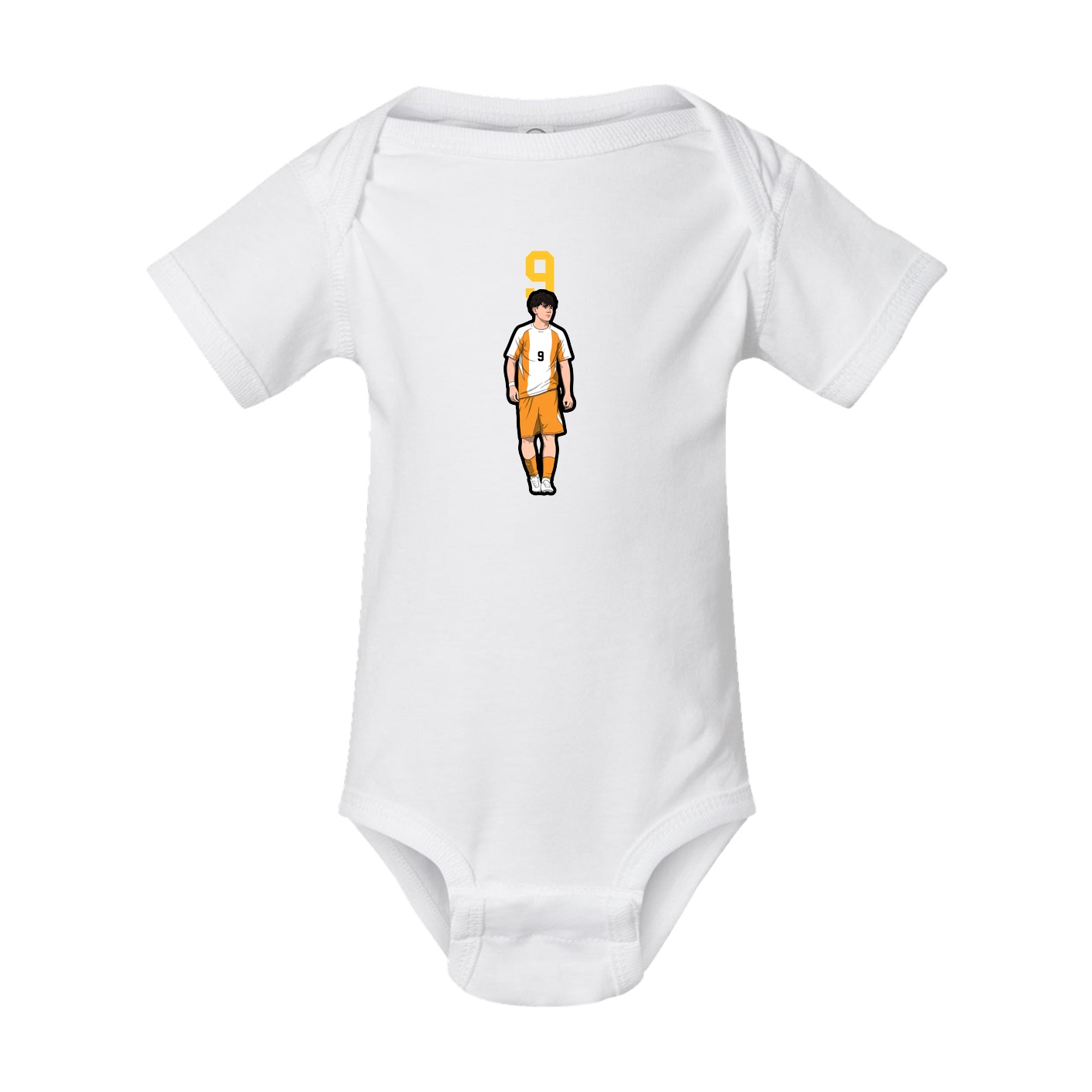 Baby Onesie — Number Top in White