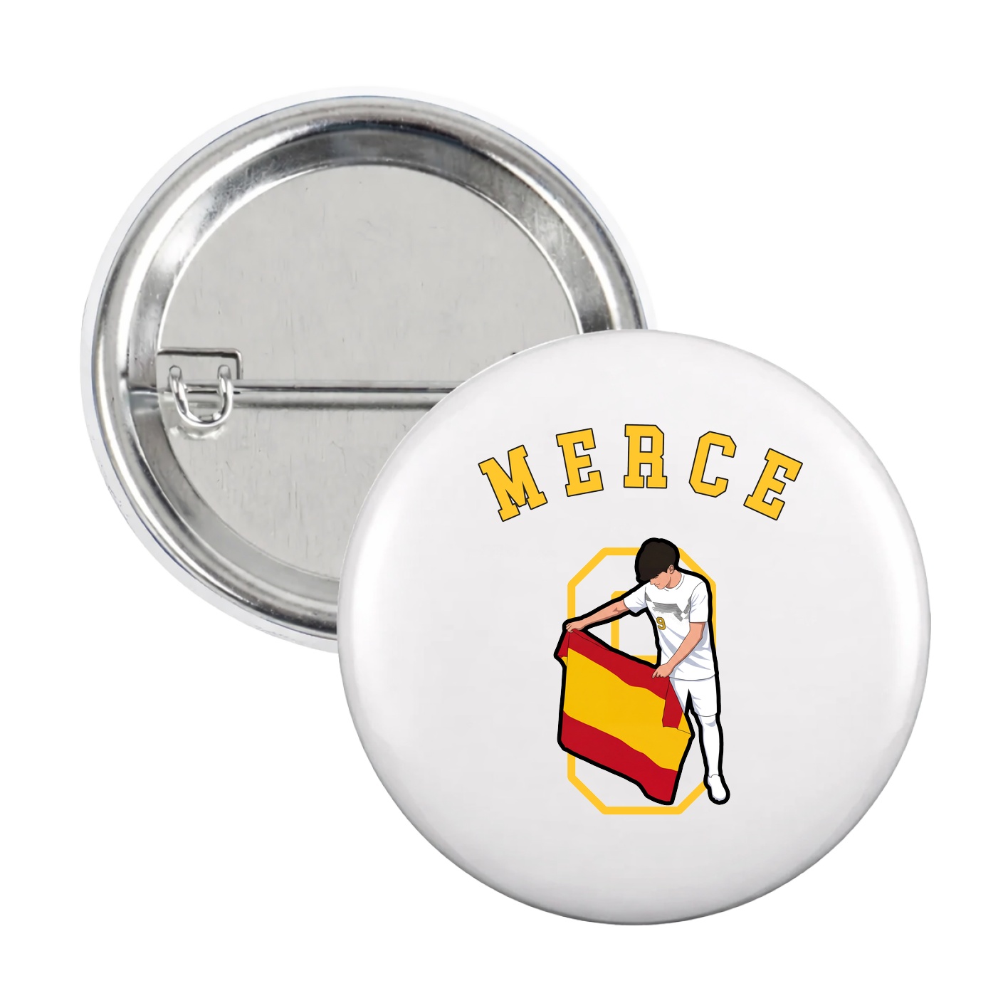 Game Day Button — Shirsey Arch in White