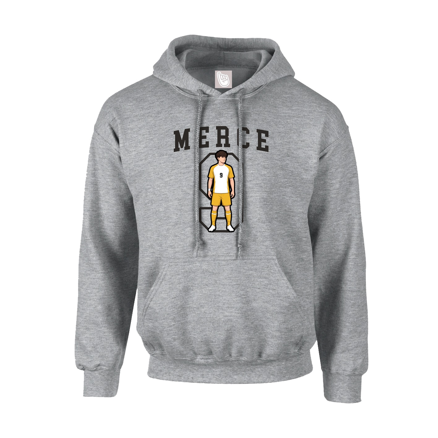 Hoodie — Shirsey in Grey