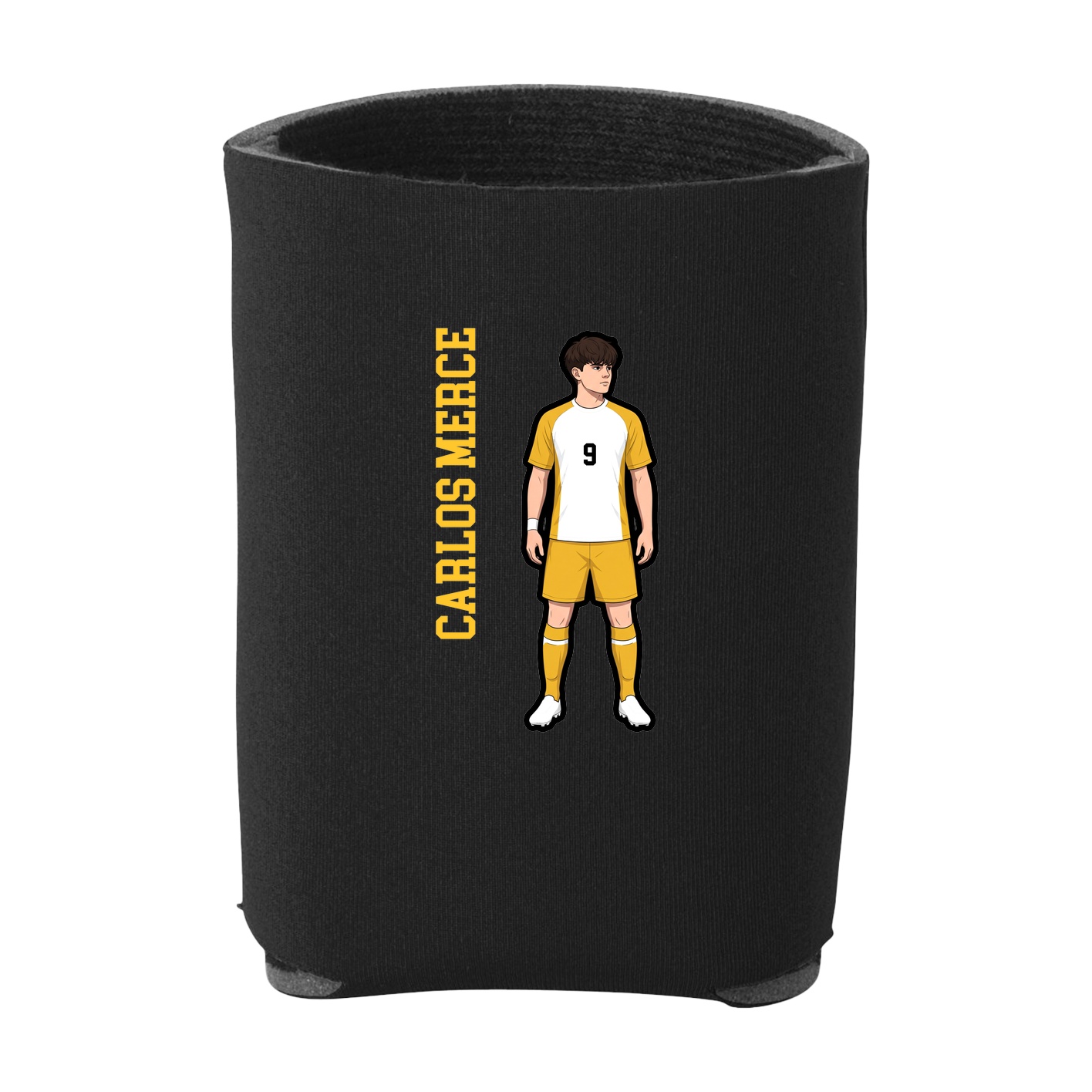 Can Holder — Name Vertical in Black