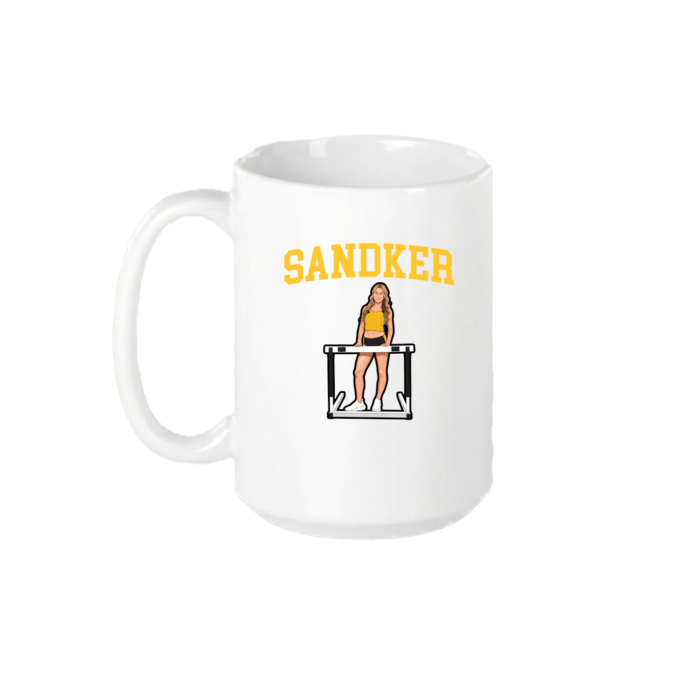 15oz Coffee Mug — Shirsey in White