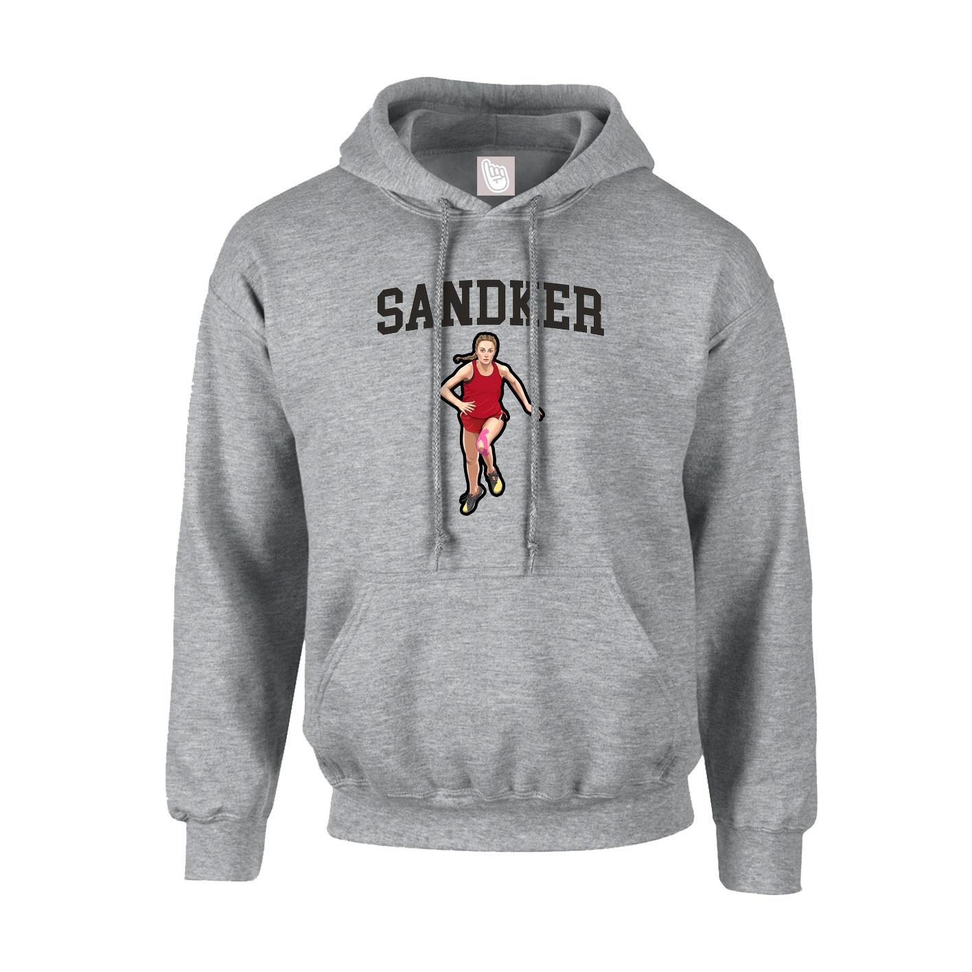 Hoodie — Shirsey in Grey