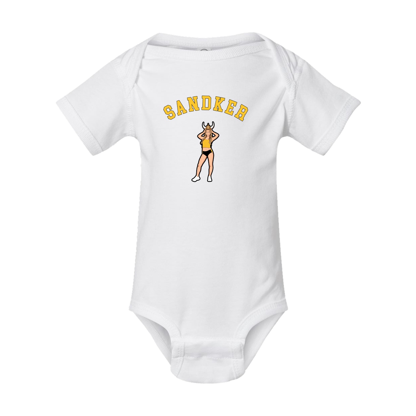 Baby Onesie — Shirsey Arch in White